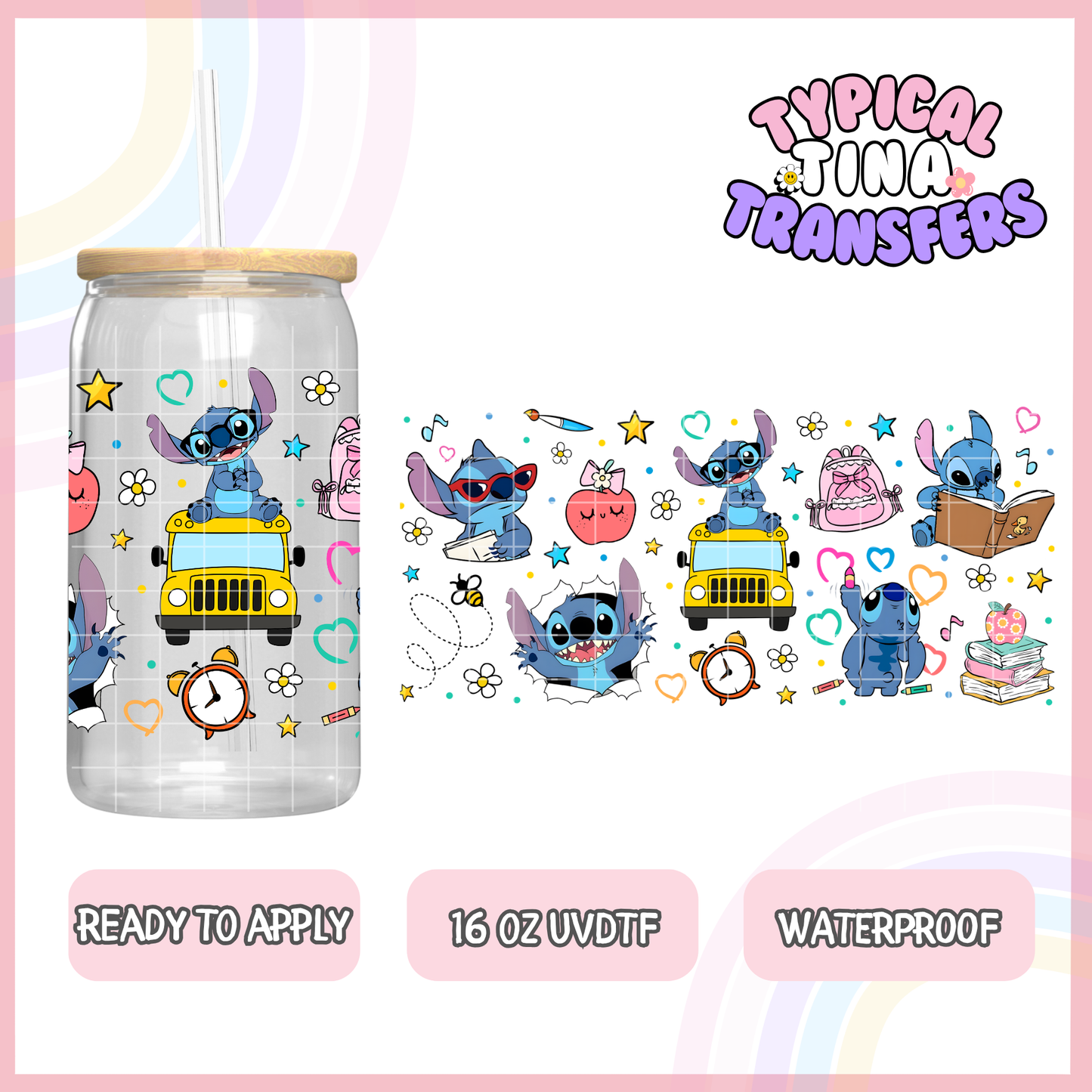 UVDTF #8649 | 16oz UVDTF Wrap | POD