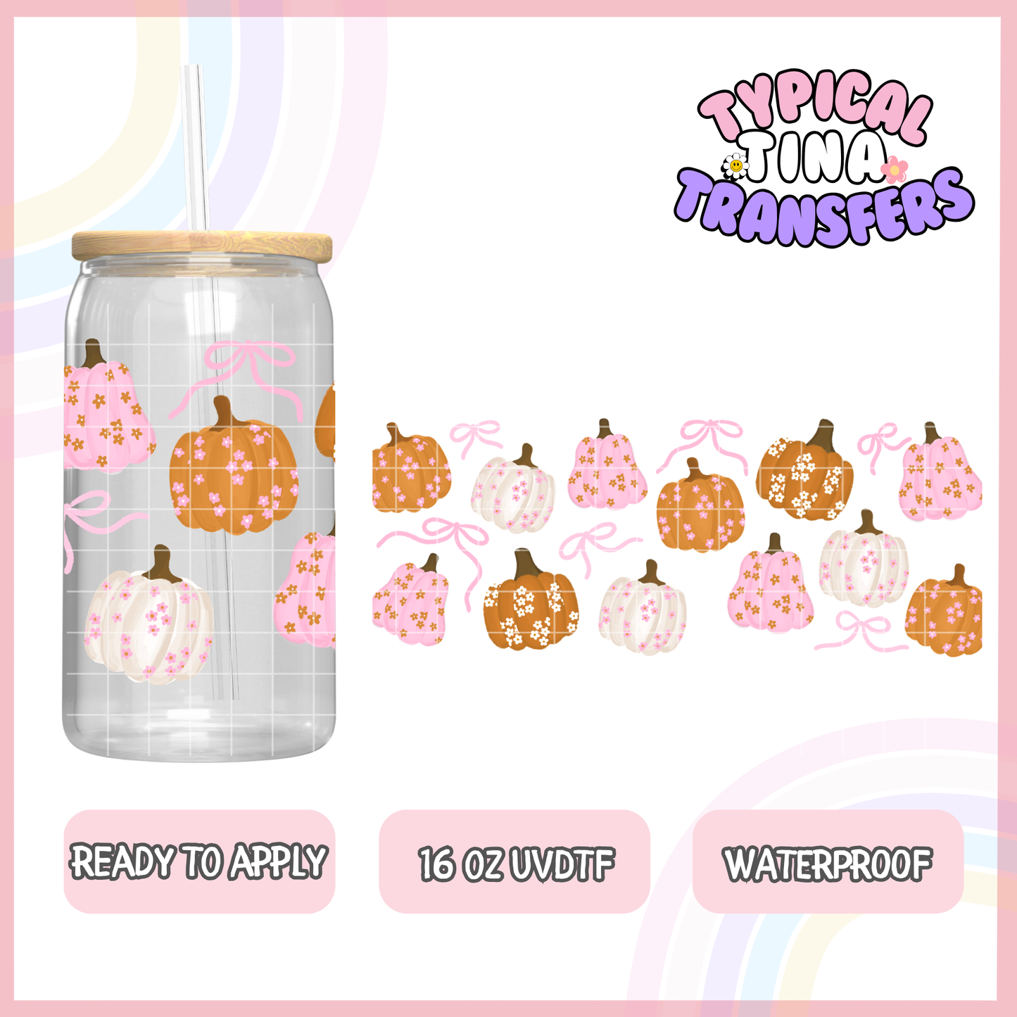 UVDTF #8662 | 16oz UVDTF Wrap | POD