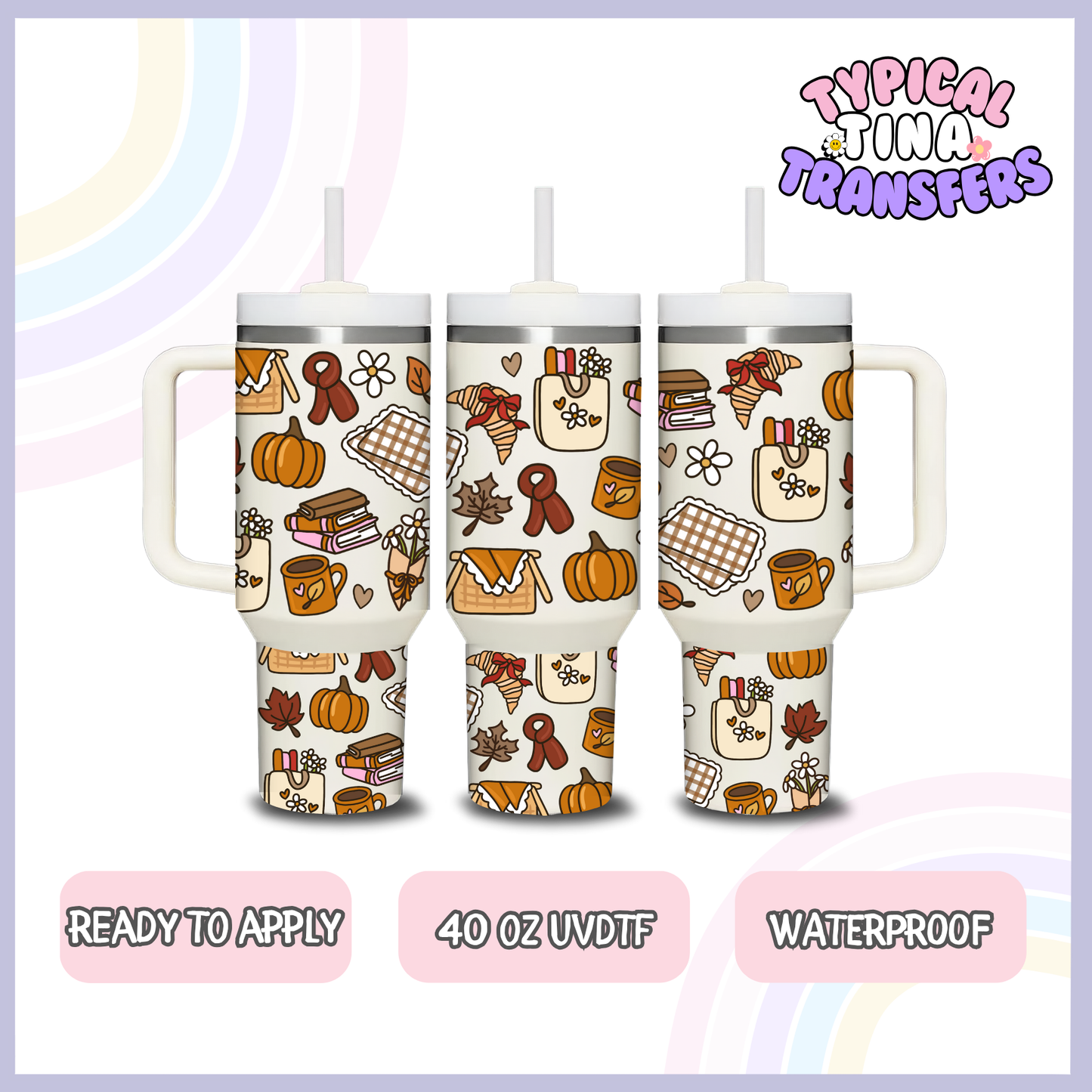 Fall Picnic | 40oz UVDTF Wrap | POD