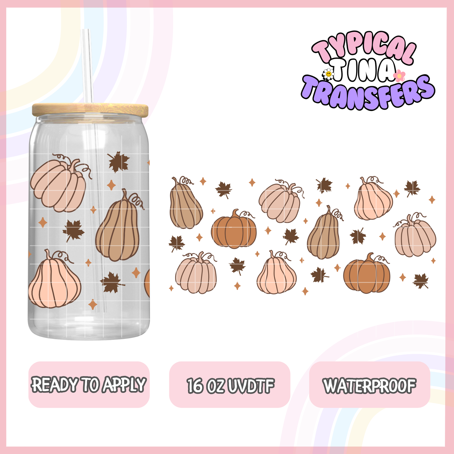 UVDTF #8673 | 16oz UVDTF Wrap | POD