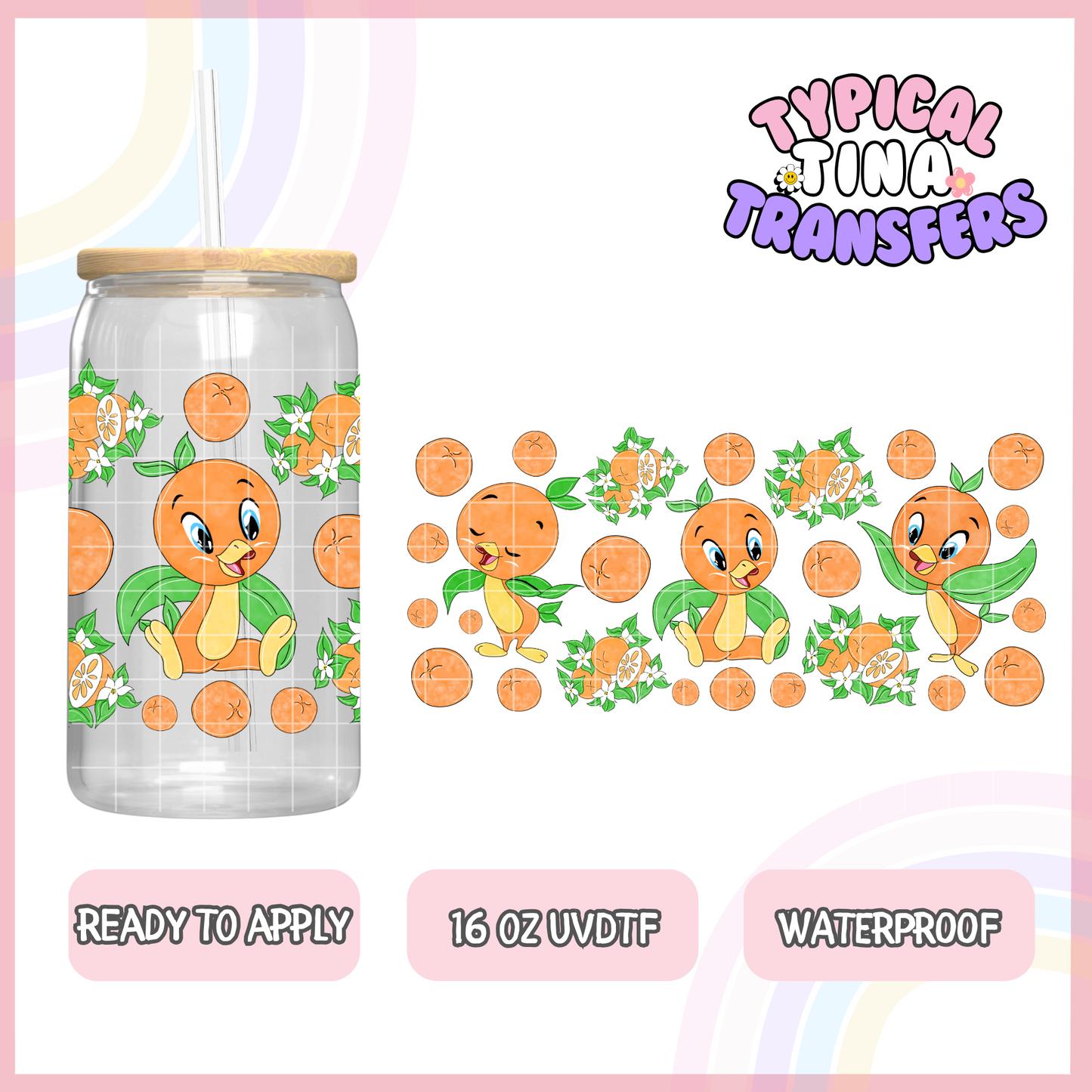 UVDTF #8675 | 16oz UVDTF Wrap | POD