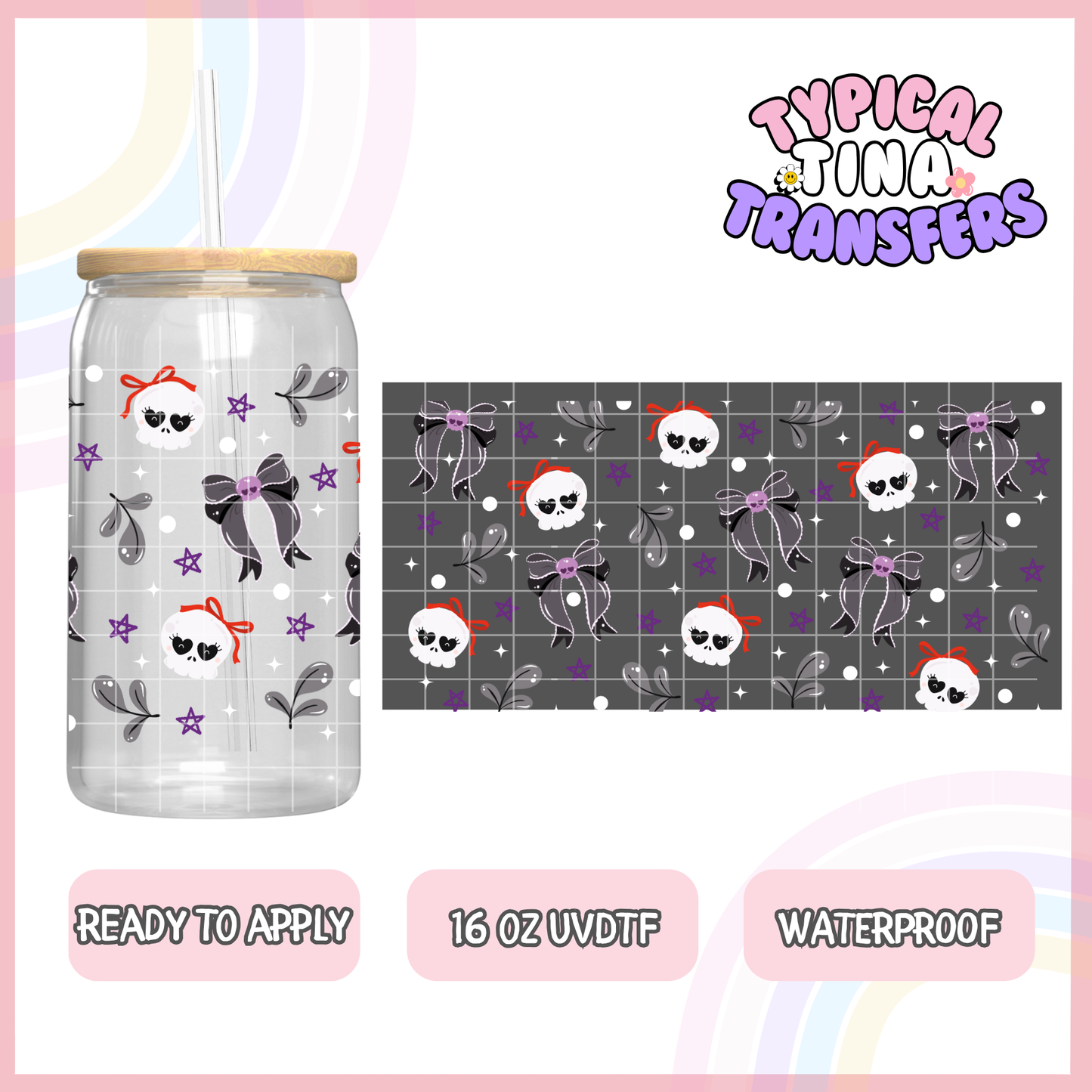 UVDTF #8680 | 16oz UVDTF Wrap | POD