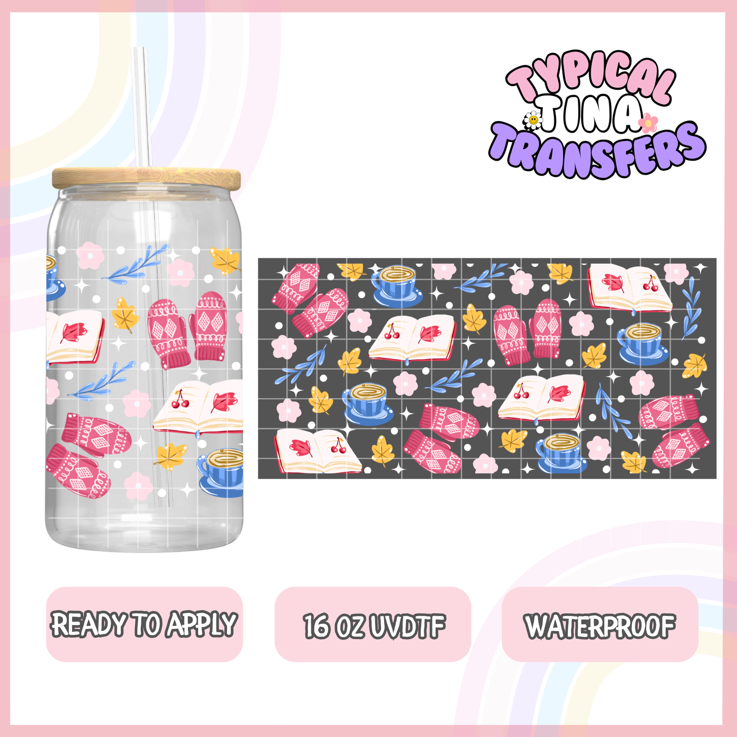 UVDTF #8694 | 16oz UVDTF Wrap | POD