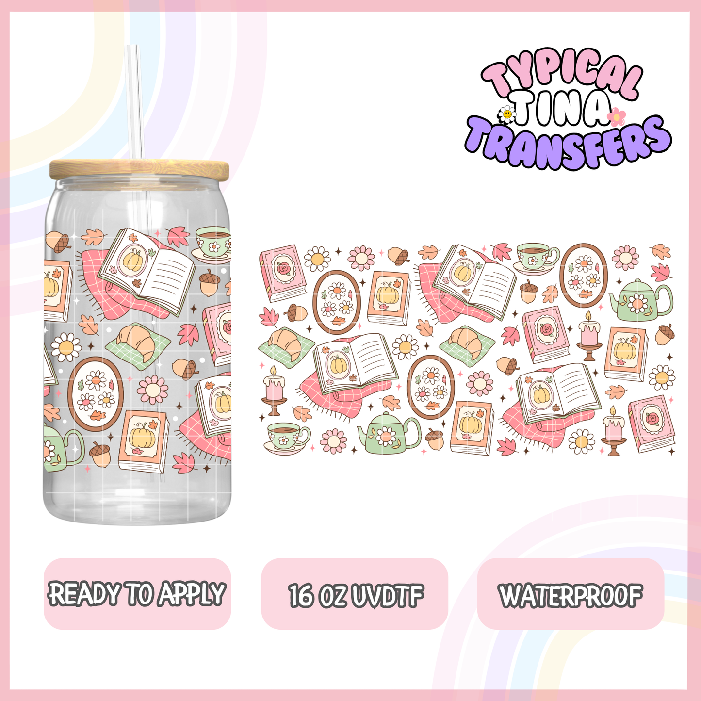 UVDTF #8699 | 16oz UVDTF Wrap | POD