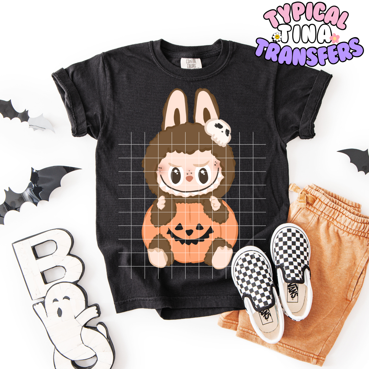 Spooky Laboo in pumpkin | DTF Transfer | POD