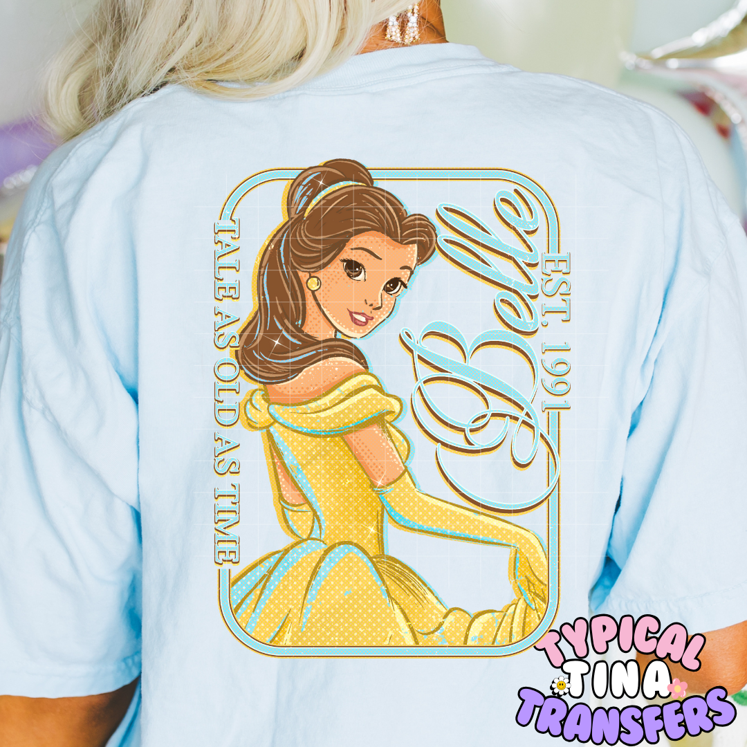 Beauty Blue est 1991 | DTF Screen Print | POD