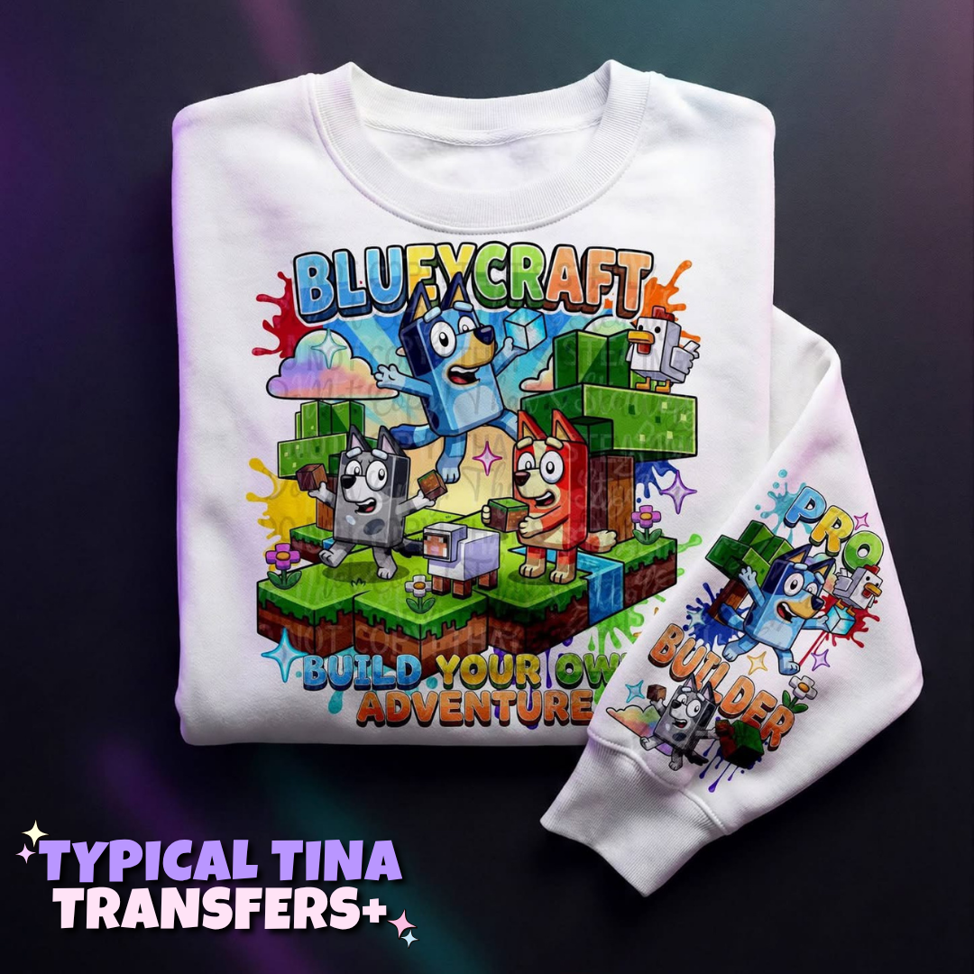 VG Mine Blue Dogs | DTF Transfers | POD