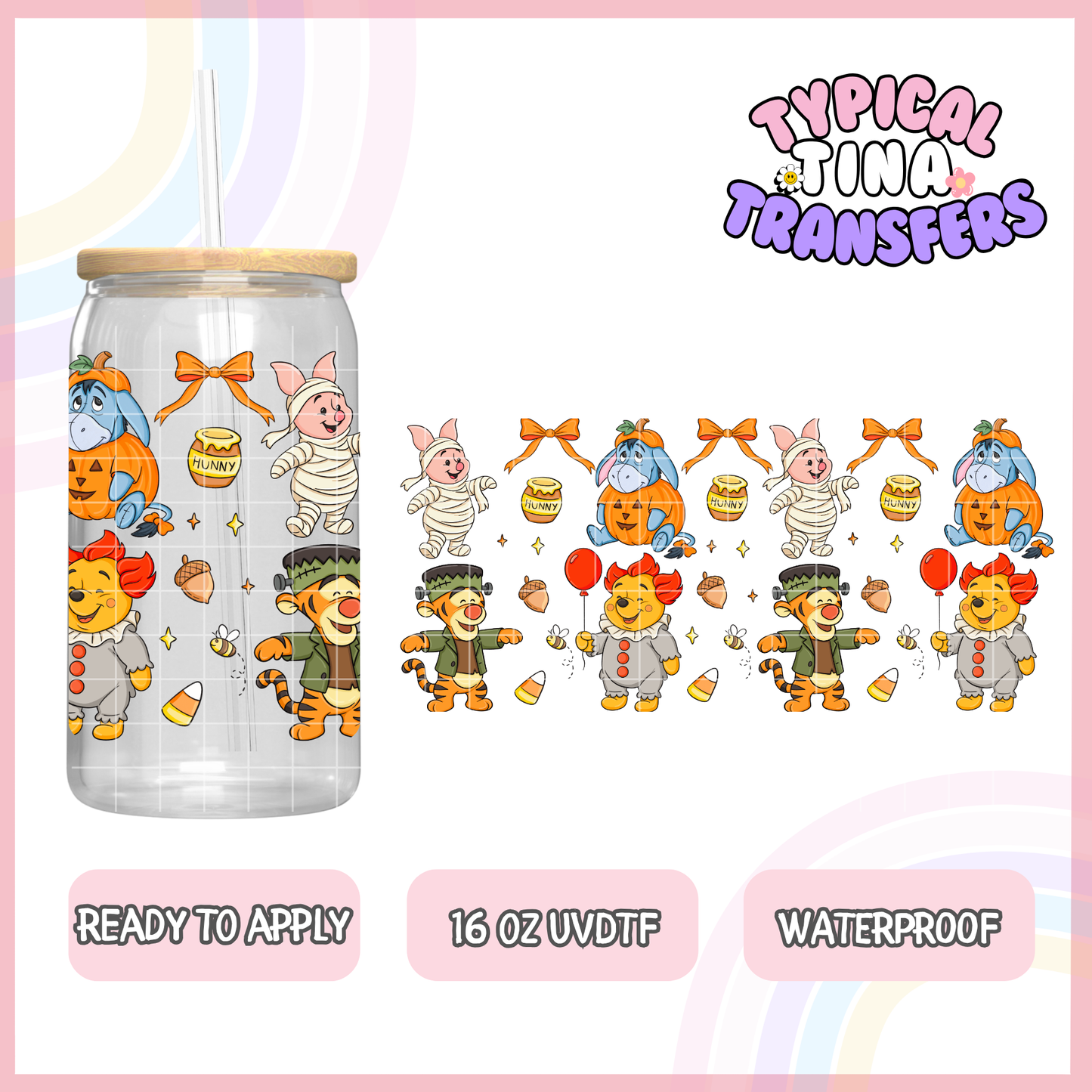 UVDTF #8710 | 16oz UVDTF Wrap | POD