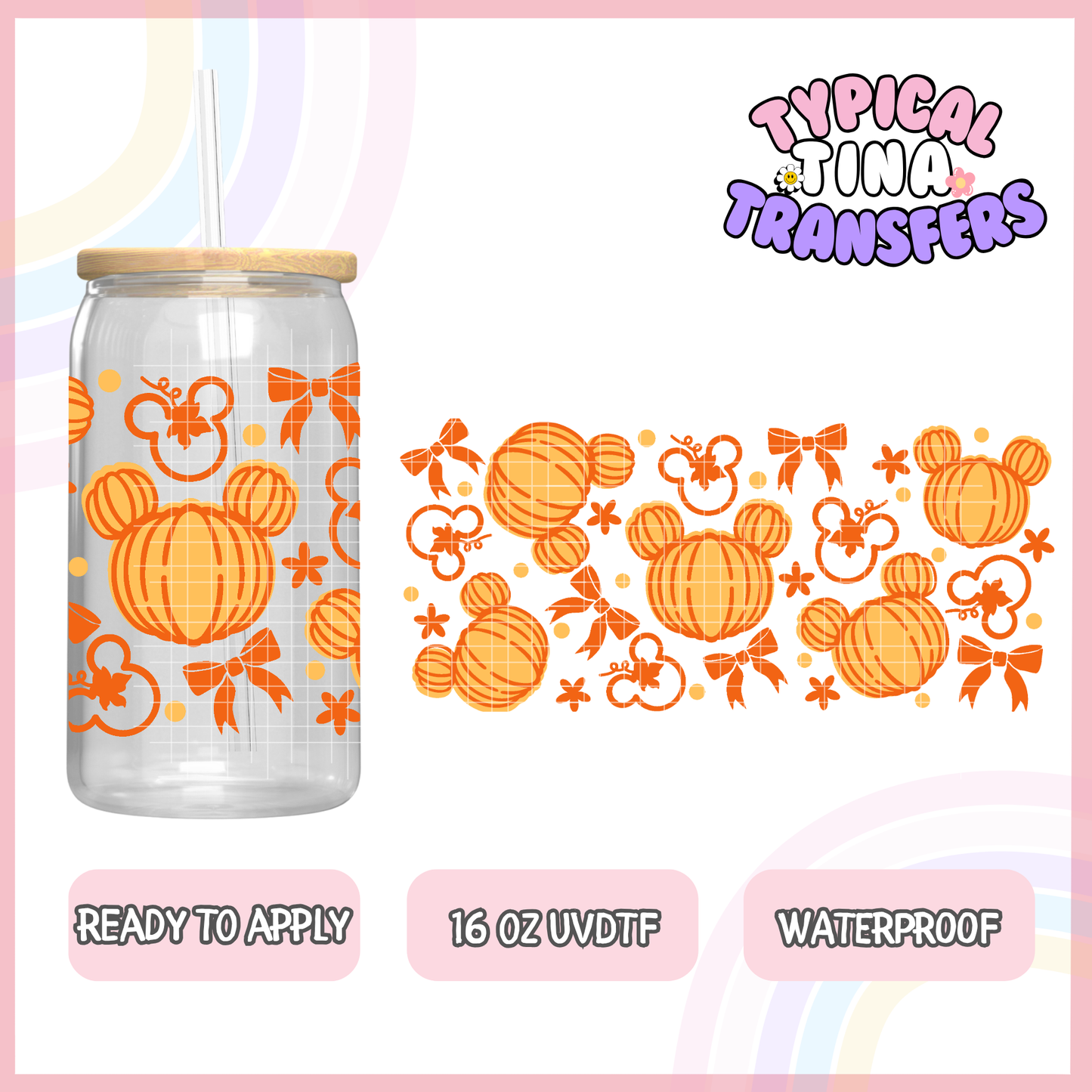UVDTF #8786 | 16oz UVDTF Wrap | RTS