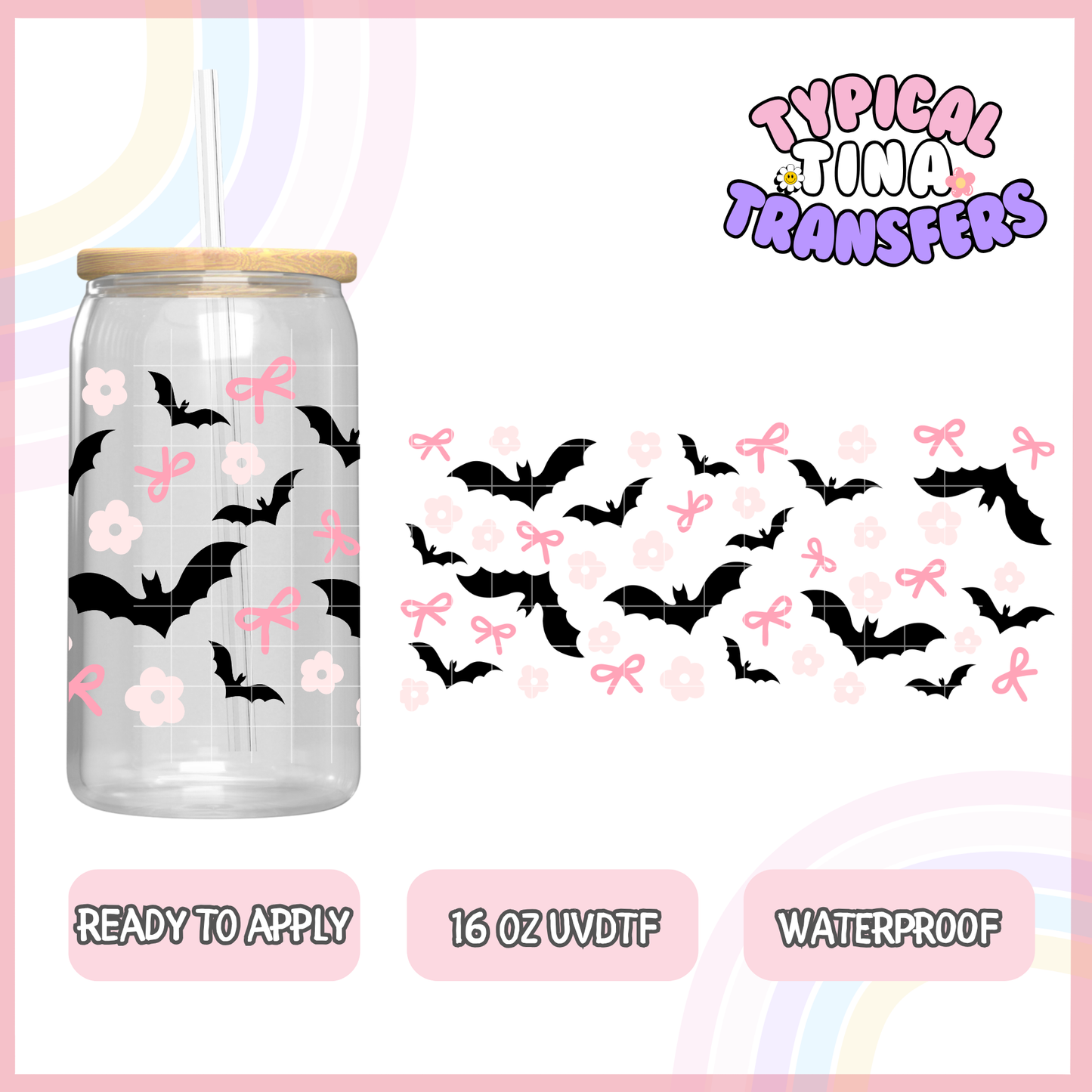 UVDTF #8789 | 16oz UVDTF Wrap | POD