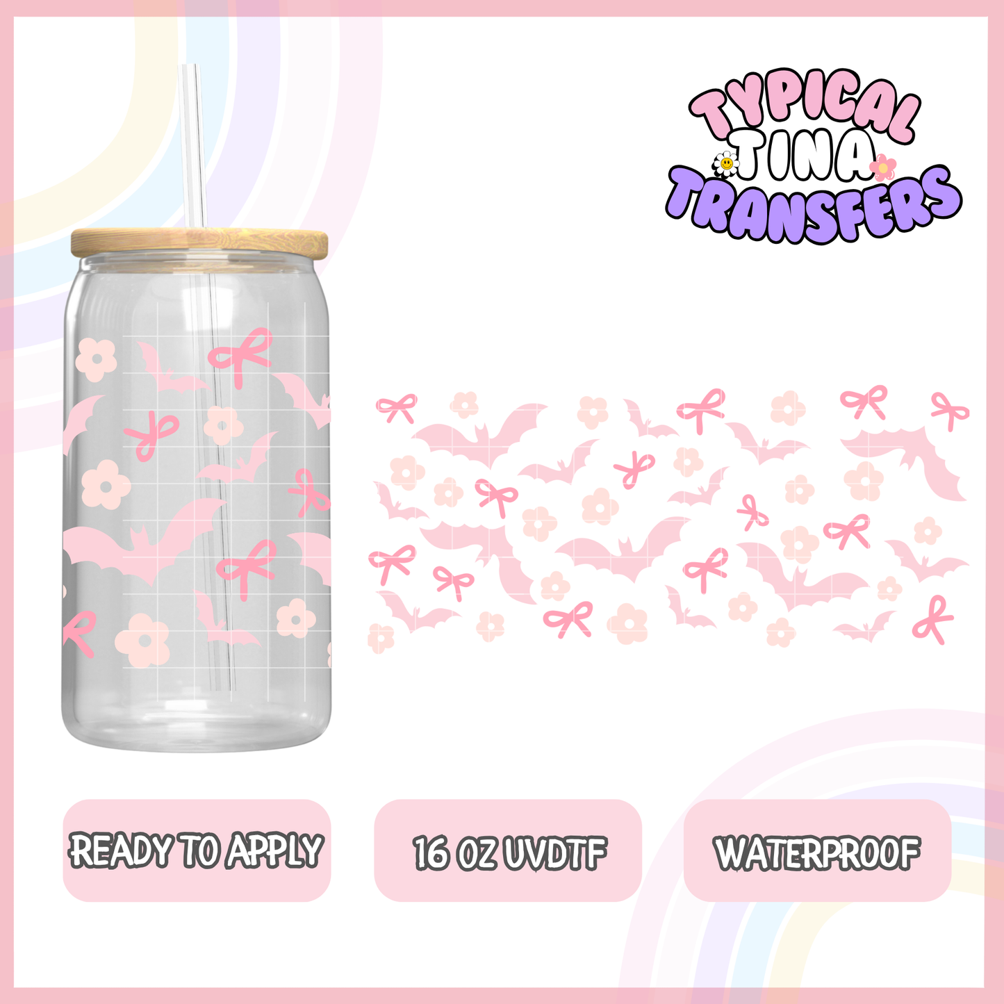 UVDTF #8790 | 16oz UVDTF Wrap | RTS