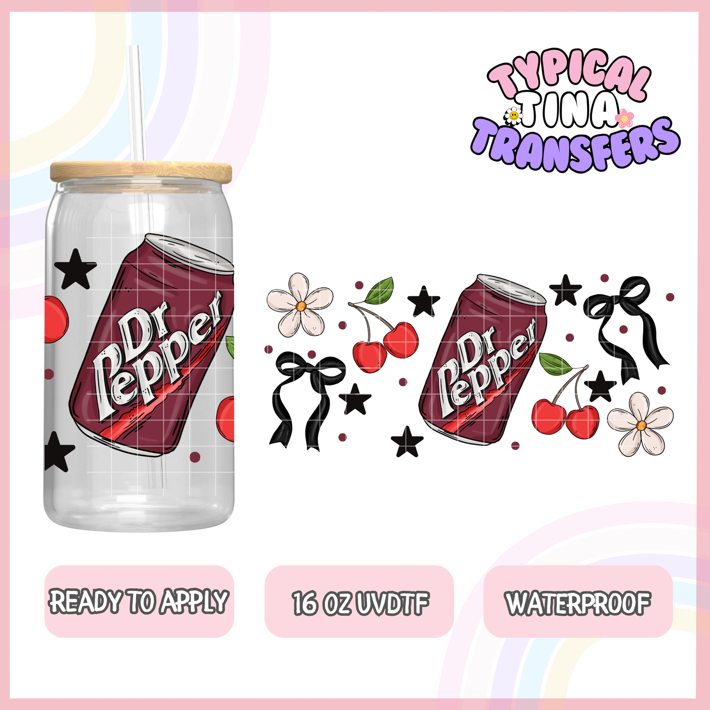 UVDTF #8795 | 16oz UVDTF Wrap | POD