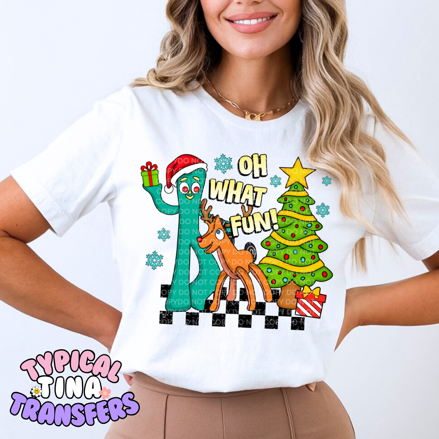 Oh what Fun Christmas | DTF Transfer | POD