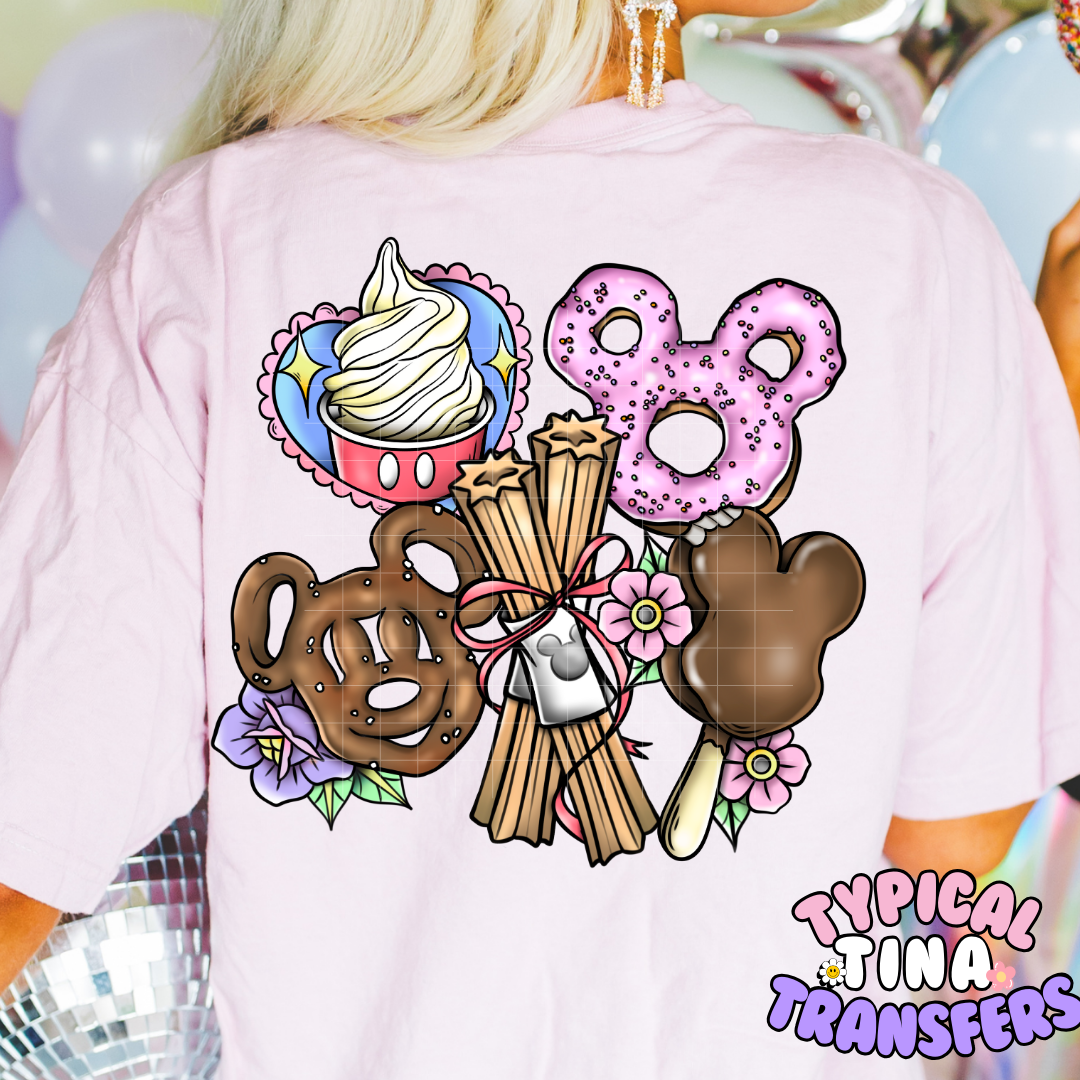 Tattoo Style Magical Snacks | DTF Screen Print | POD