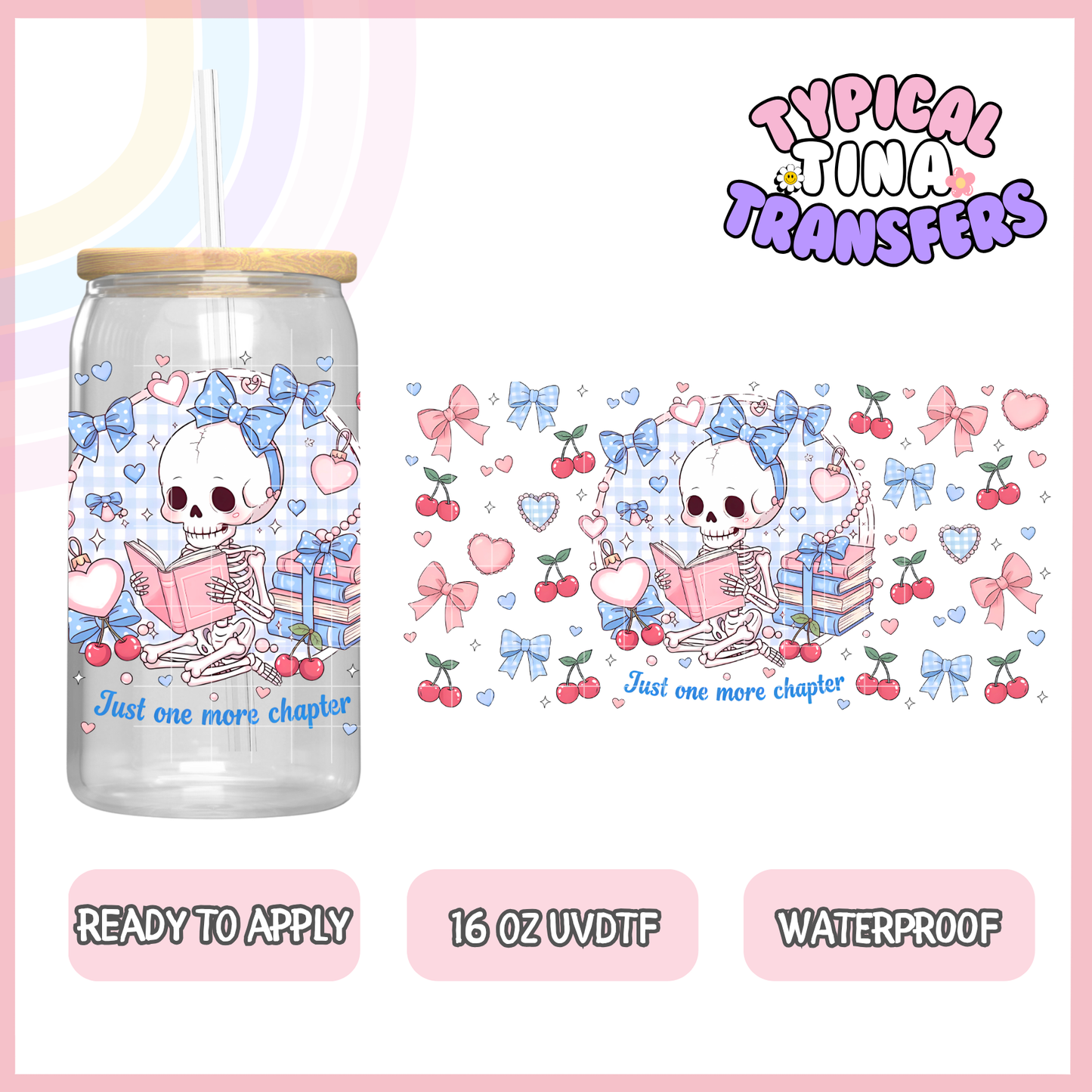 UVDTF #8842 | 16oz UVDTF Wrap | POD