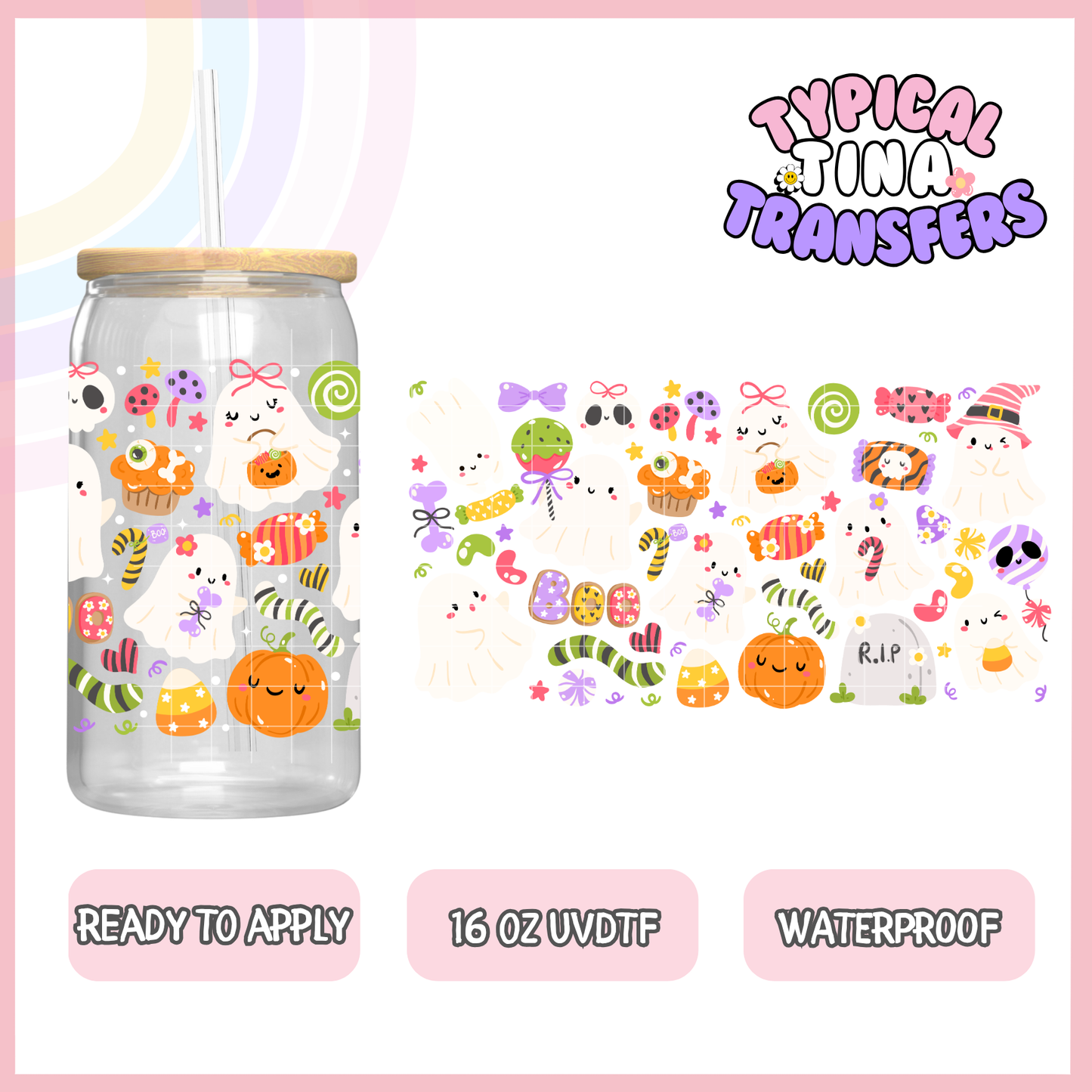 UVDTF #8858 | 16oz UVDTF Wrap | POD