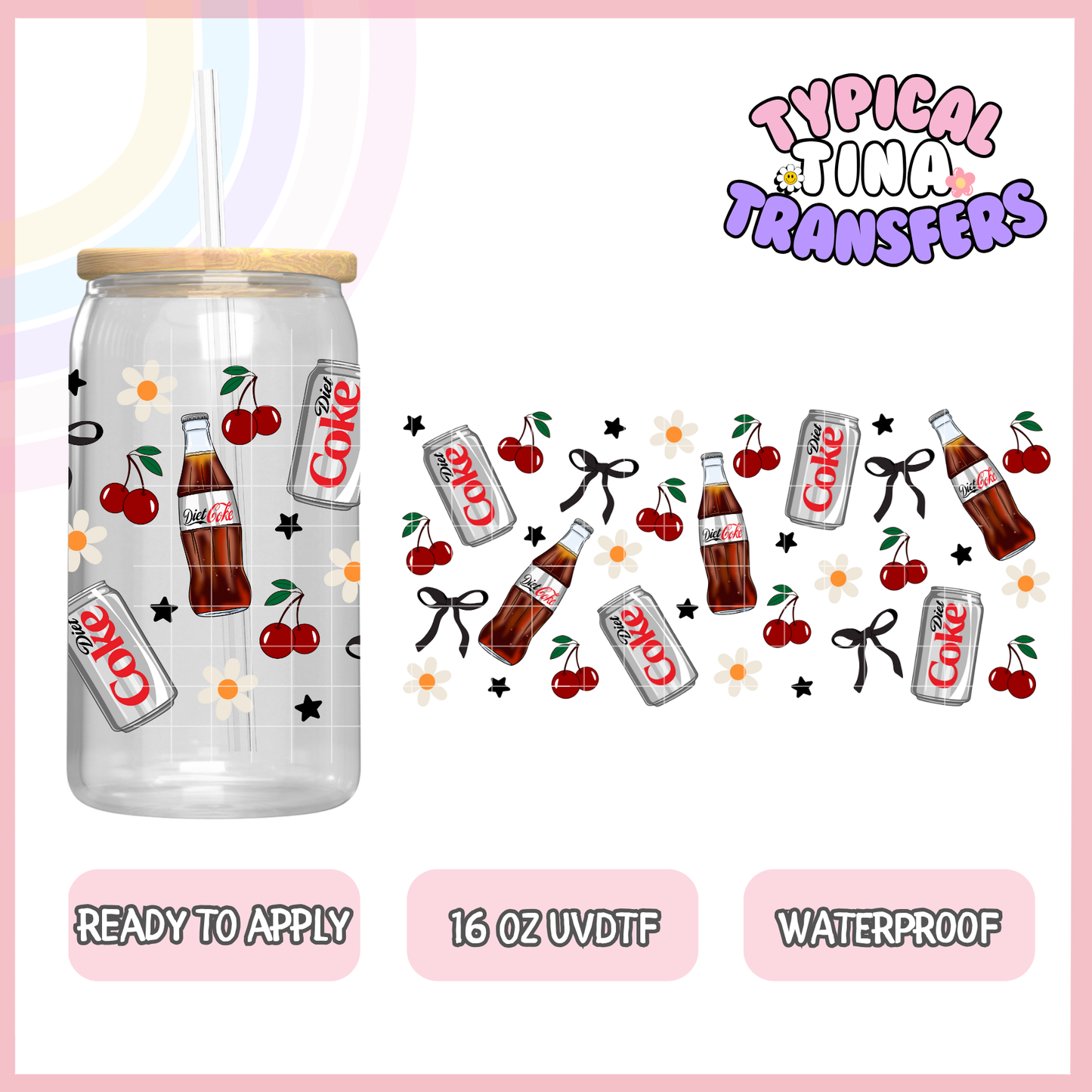 UVDTF #8880 | 16oz UVDTF Wrap | POD