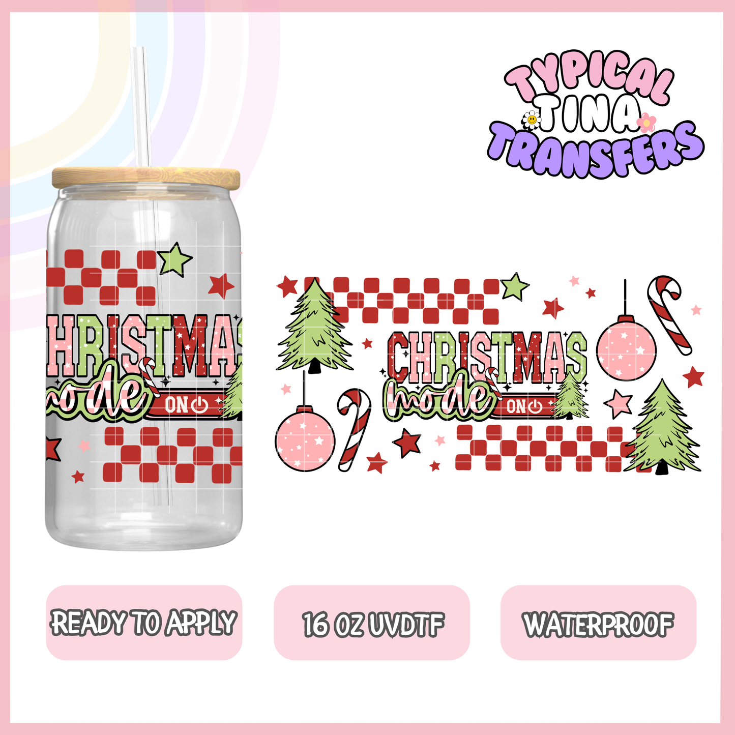 UVDTF #8896 | 16oz UVDTF Wrap | POD