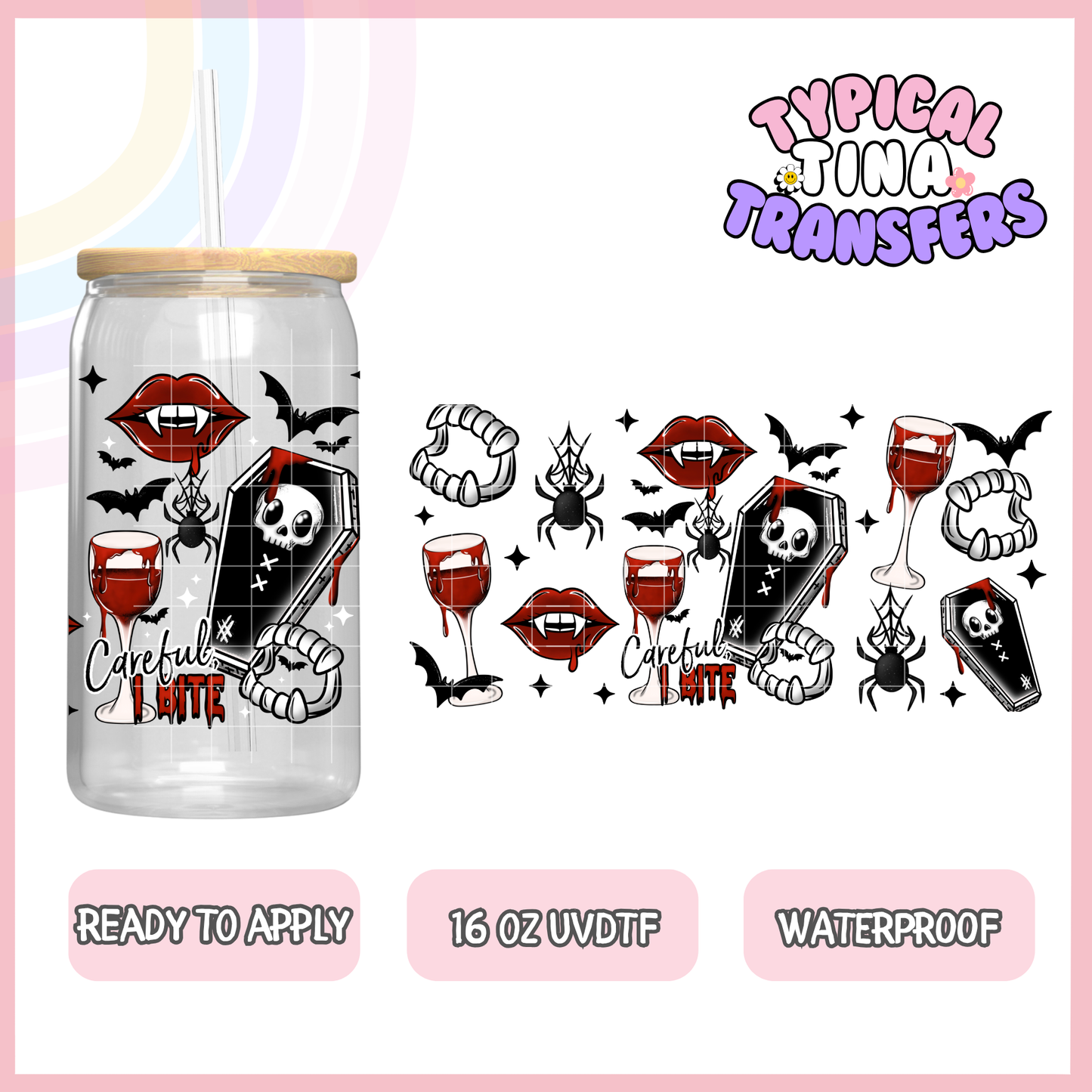 UVDTF #8905 | 16oz UVDTF Wrap | POD