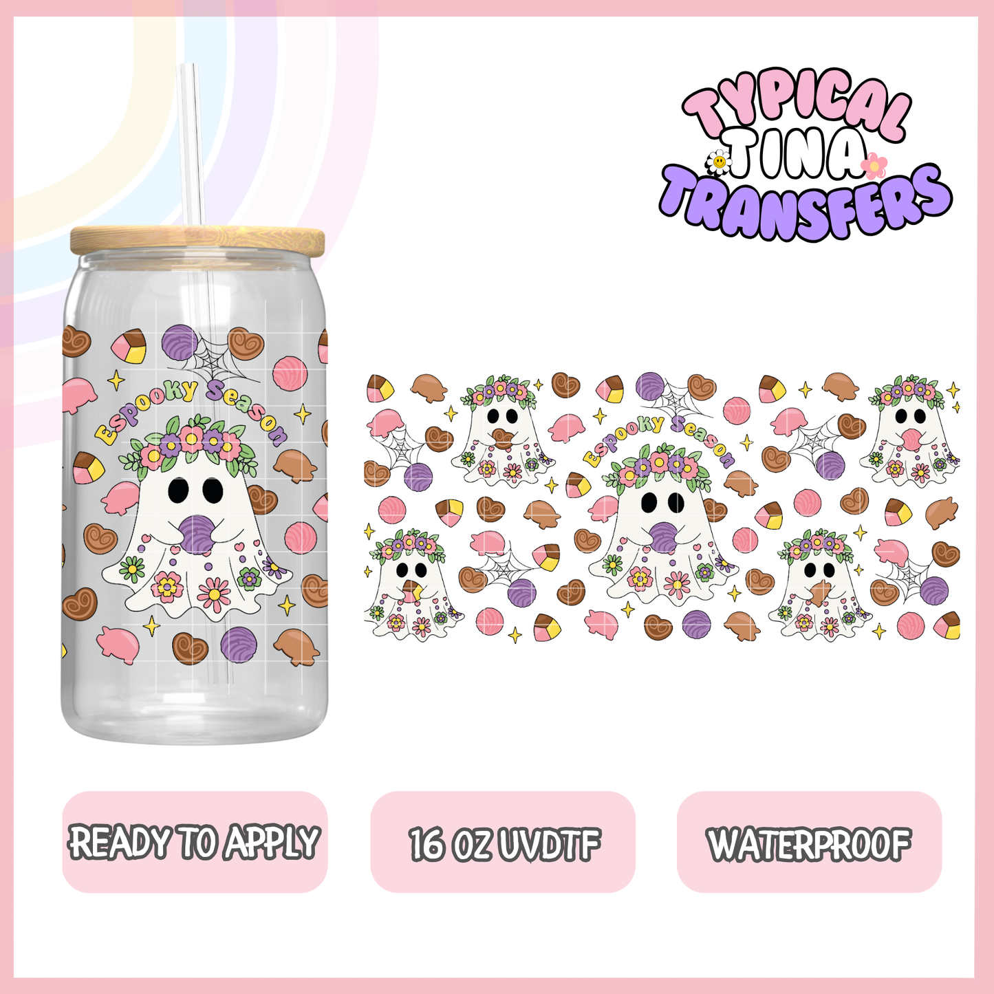 UVDTF #8939 | 16oz UVDTF Wrap | POD