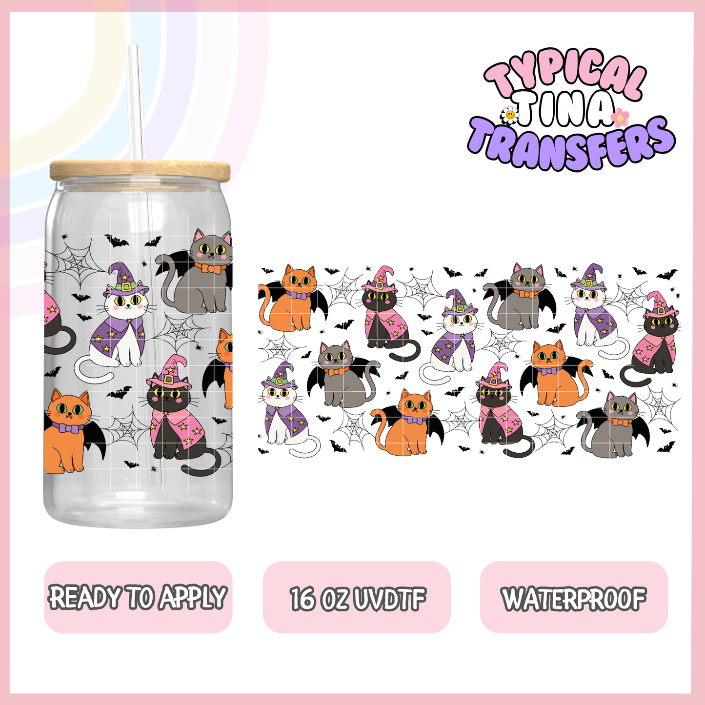 UVDTF #8942 | 16oz UVDTF Wrap | POD