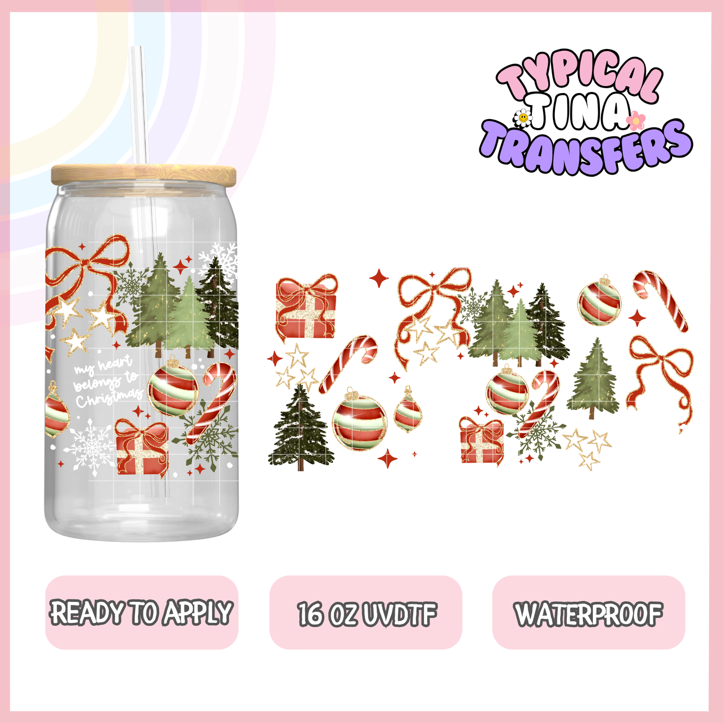 UVDTF #8953 | 16oz UVDTF Wrap | POD