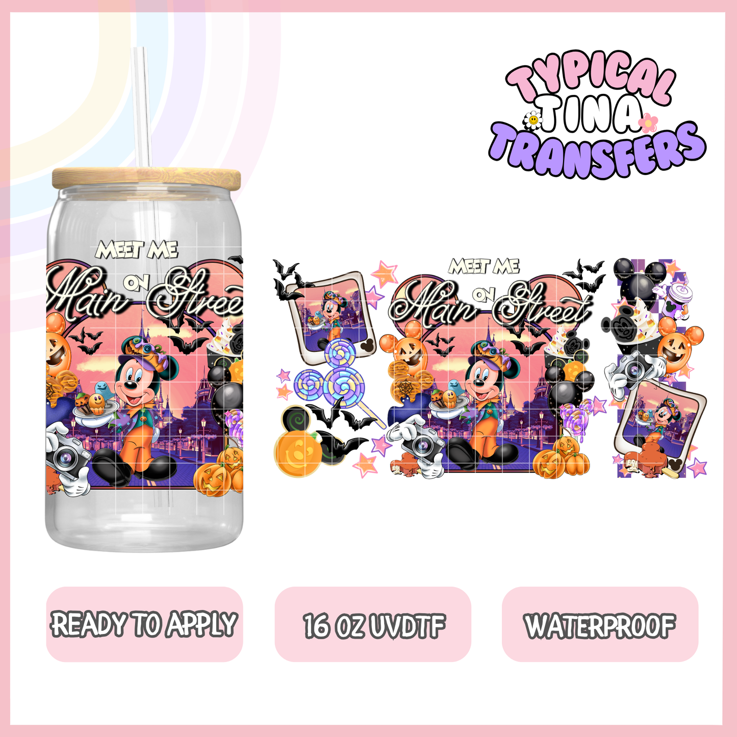 UVDTF #8966 | 16oz UVDTF Wrap | POD