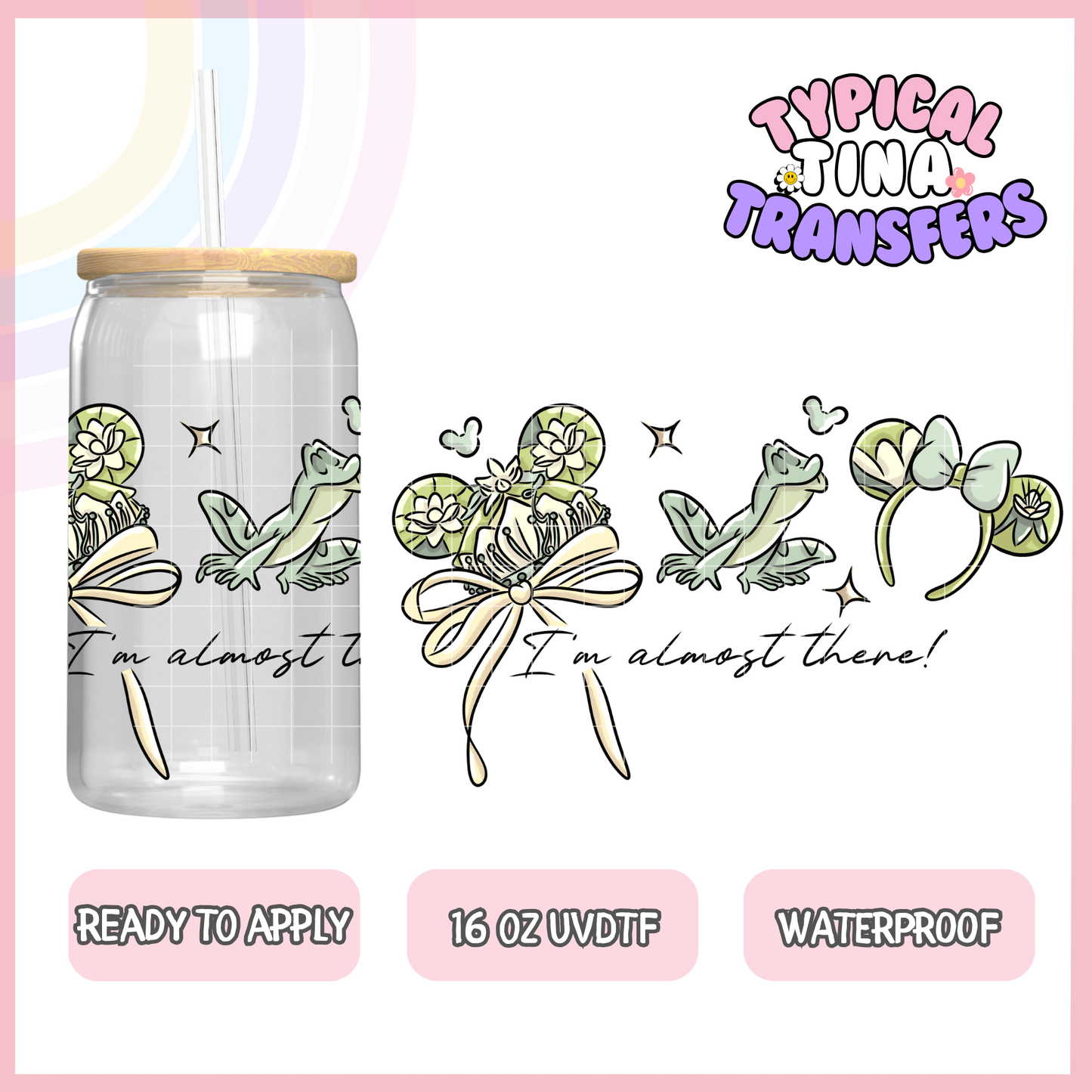 UVDTF #8993 | 16oz UVDTF Wrap | POD