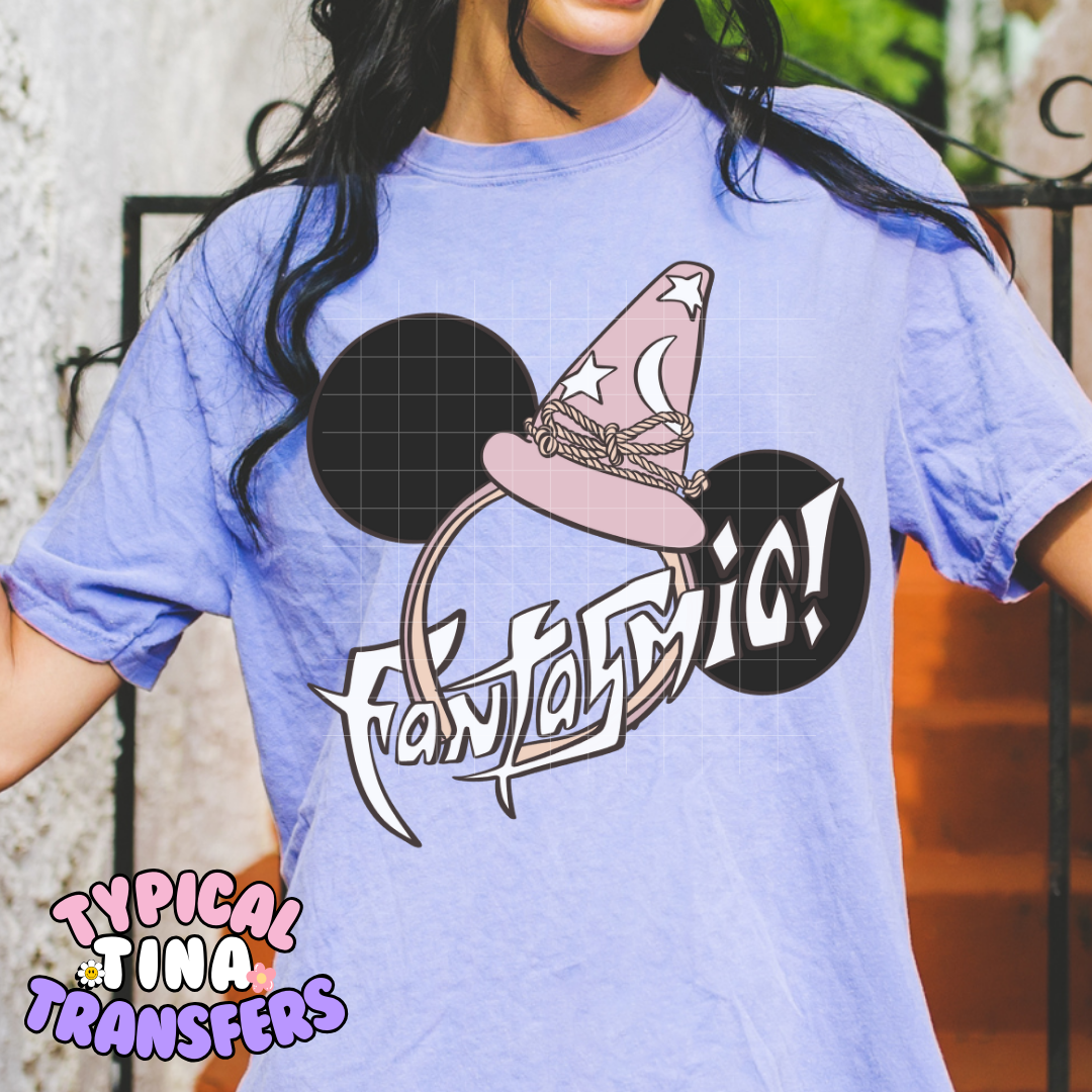 Fantasmic Mouse Ears | DTF Screen Print | POD - choose design