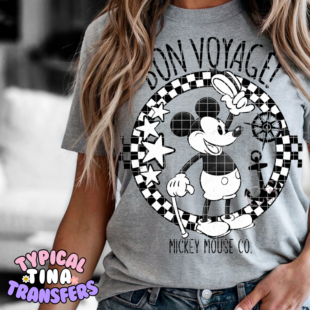 bon voyage | DTF Screen Print | POD - choose design