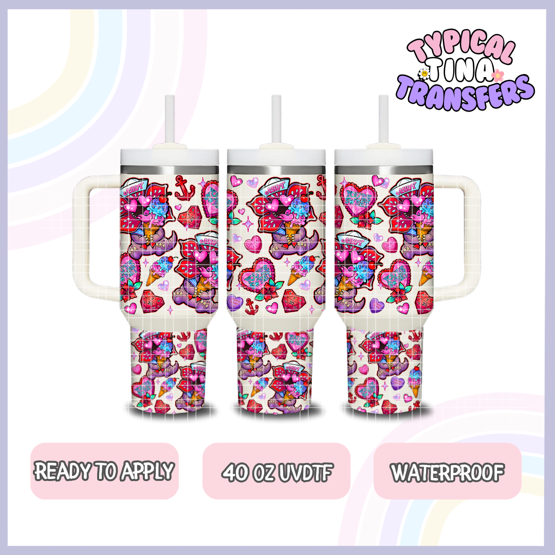 Ahoy DEM - ST | 40oz UVDTF Wrap | POD