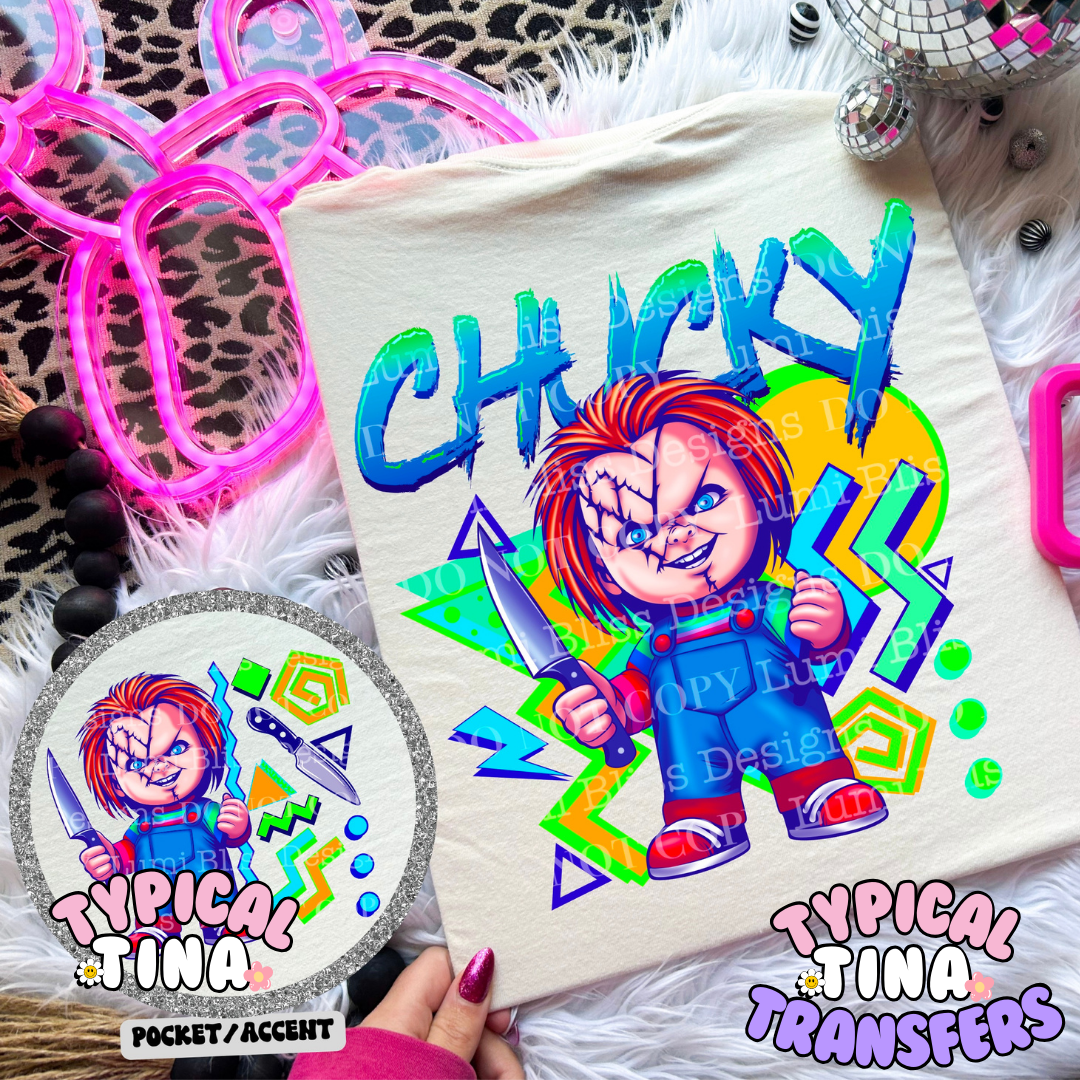 Chuck Neon 90 | DTF Screen Print | POD- choose design (Copy)