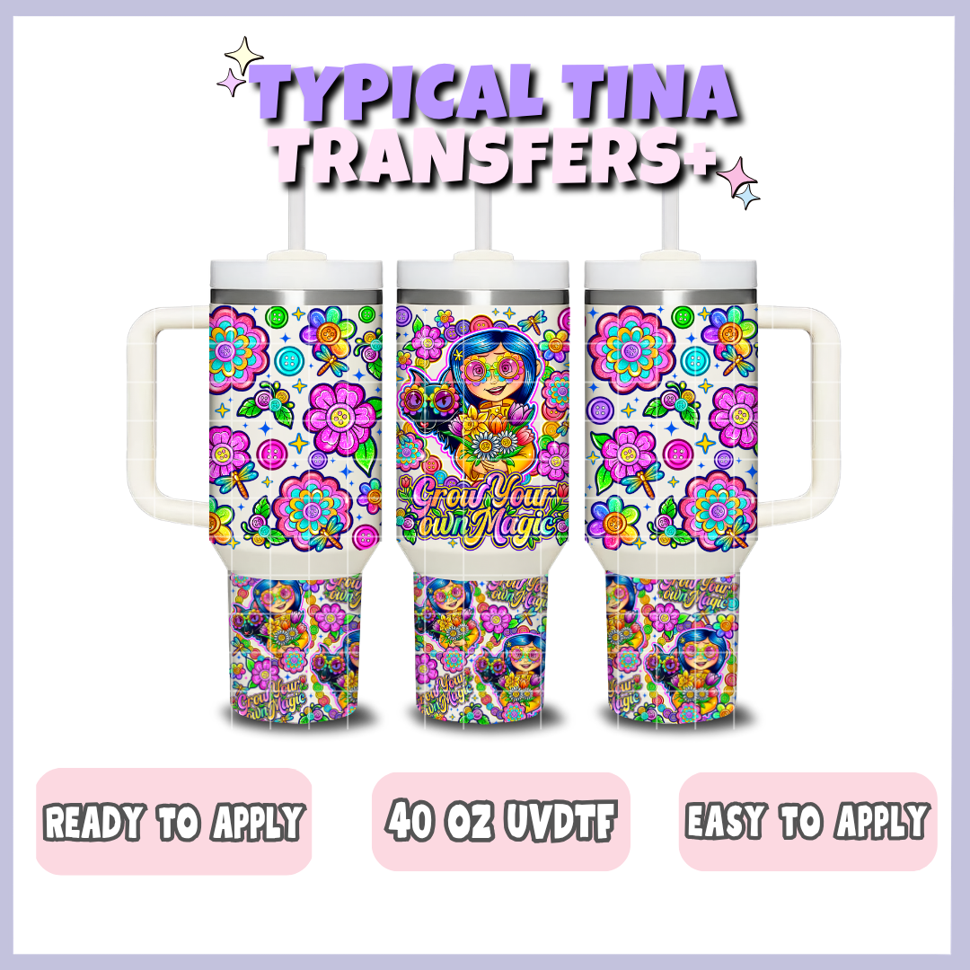 Make your own Magic Cora | 40oz UVDTF Wrap | POD