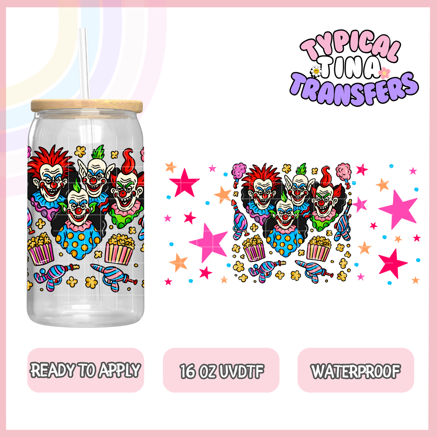 UVDTF #9017 | 16oz UVDTF Wrap | POD