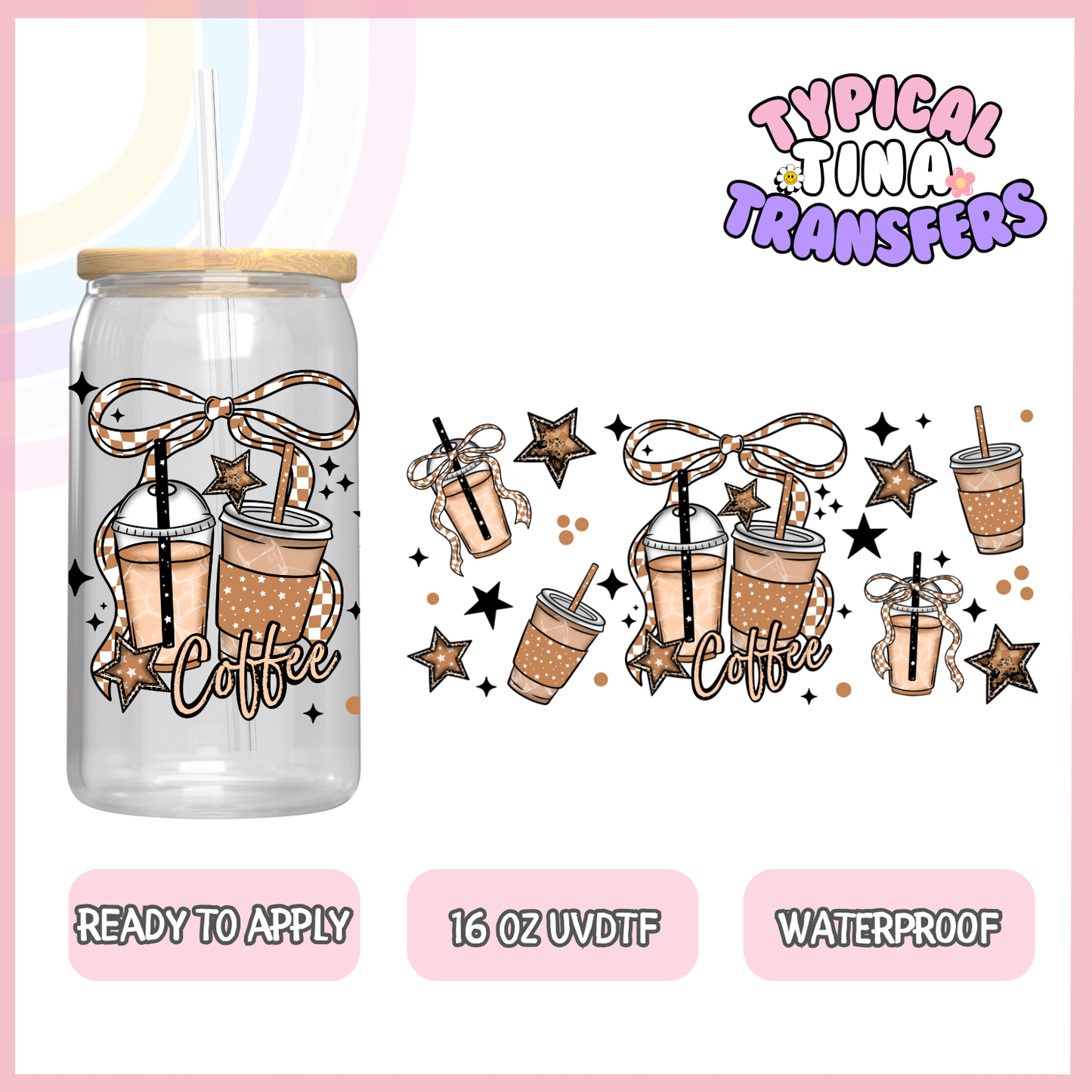 UVDTF #9026 | 16oz UVDTF Wrap | POD