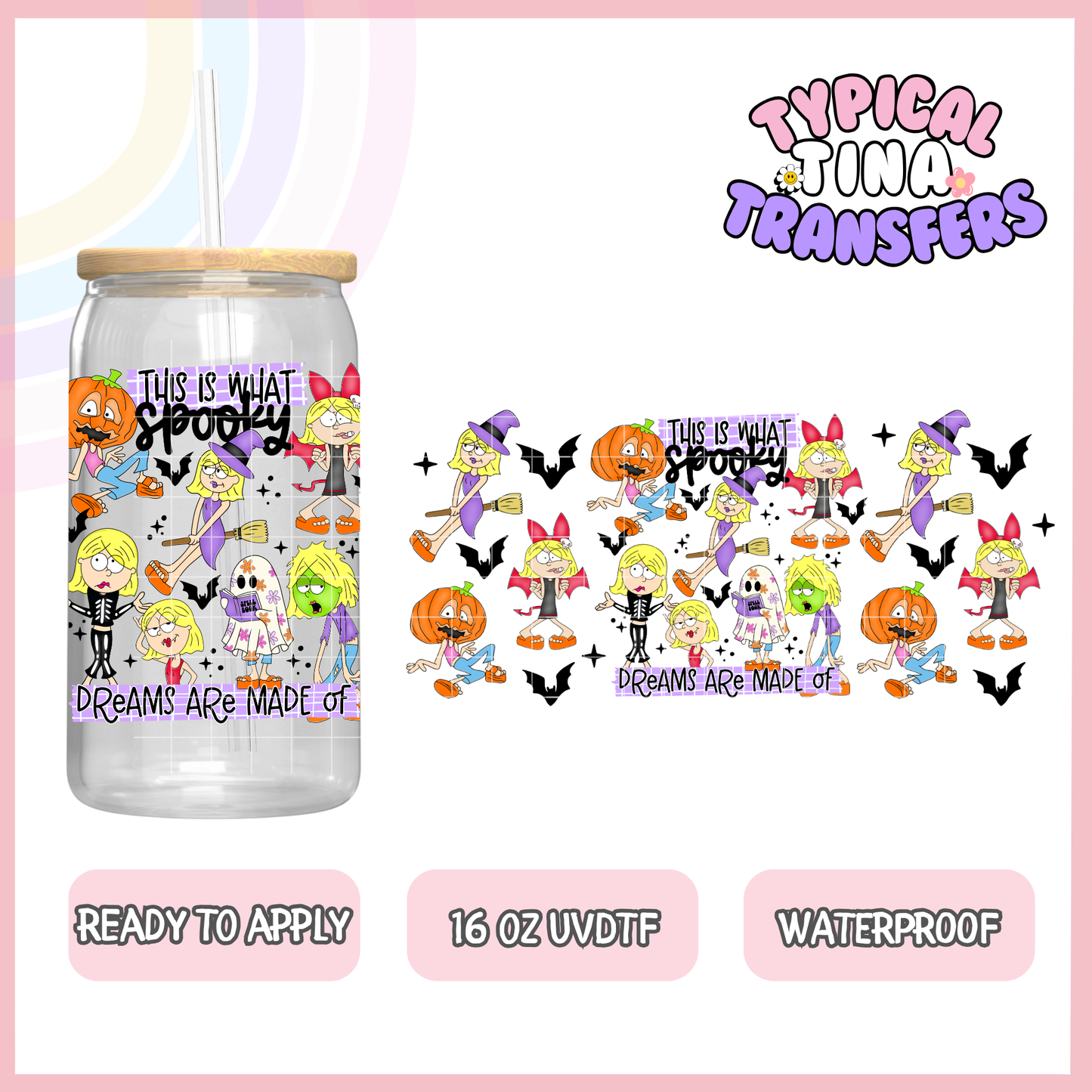 UVDTF #9042 | 16oz UVDTF Wrap | POD
