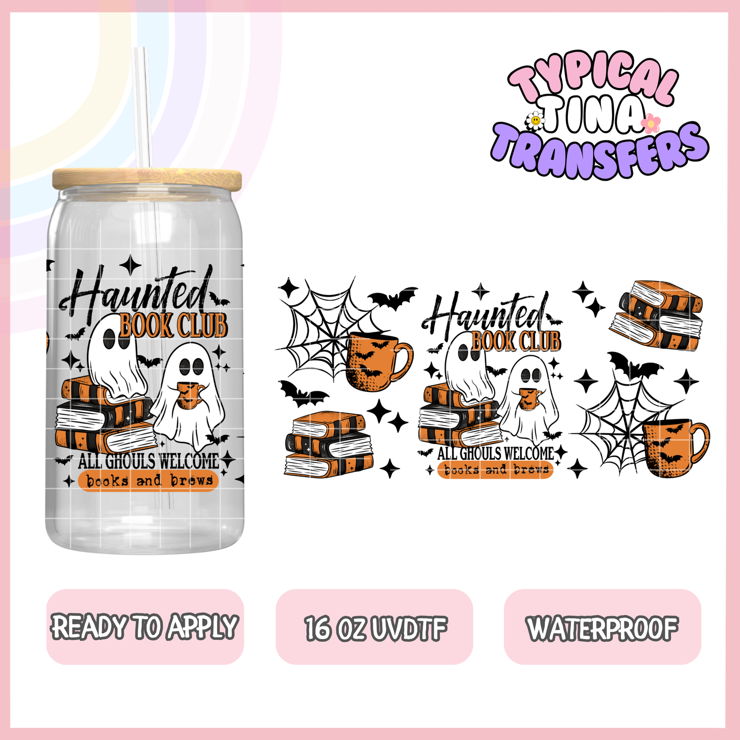 UVDTF #9051 | 16oz UVDTF Wrap | POD