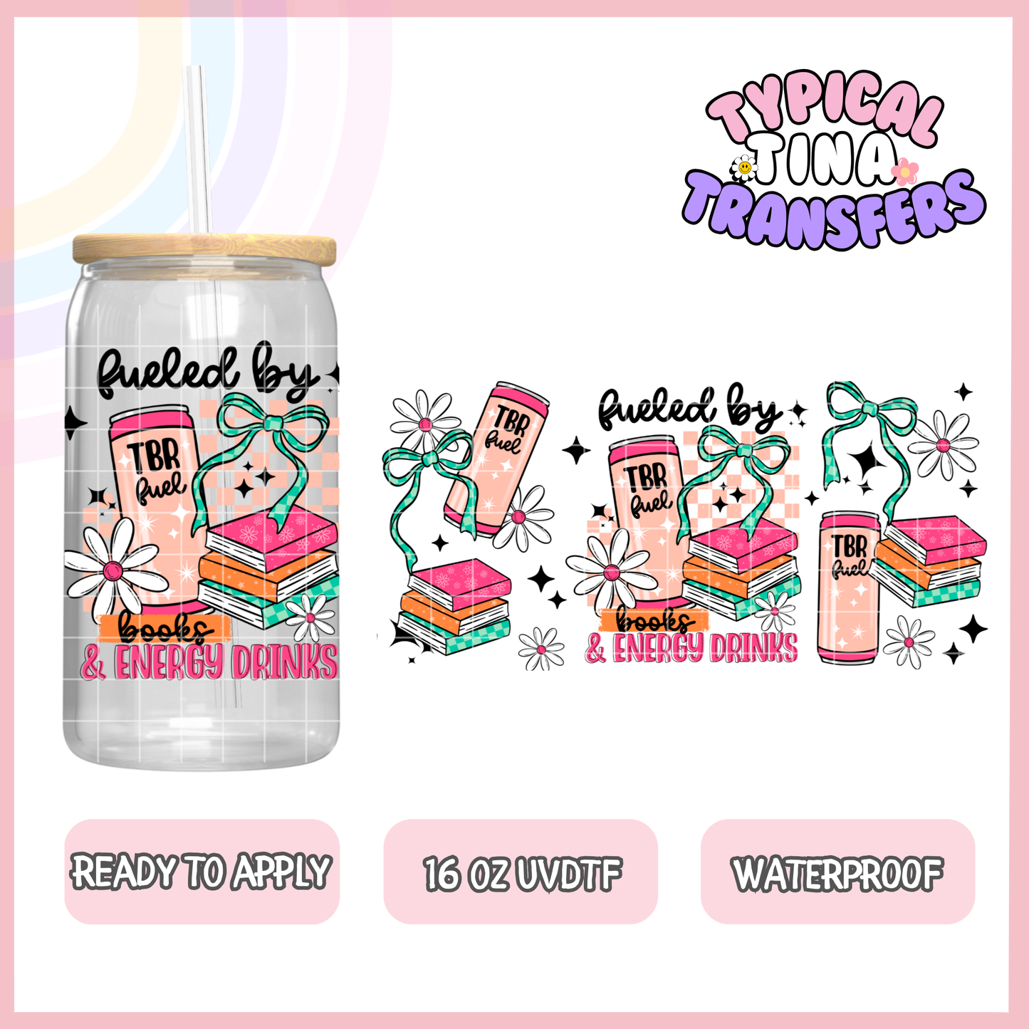 UVDTF #9088 | 16oz UVDTF Wrap | POD