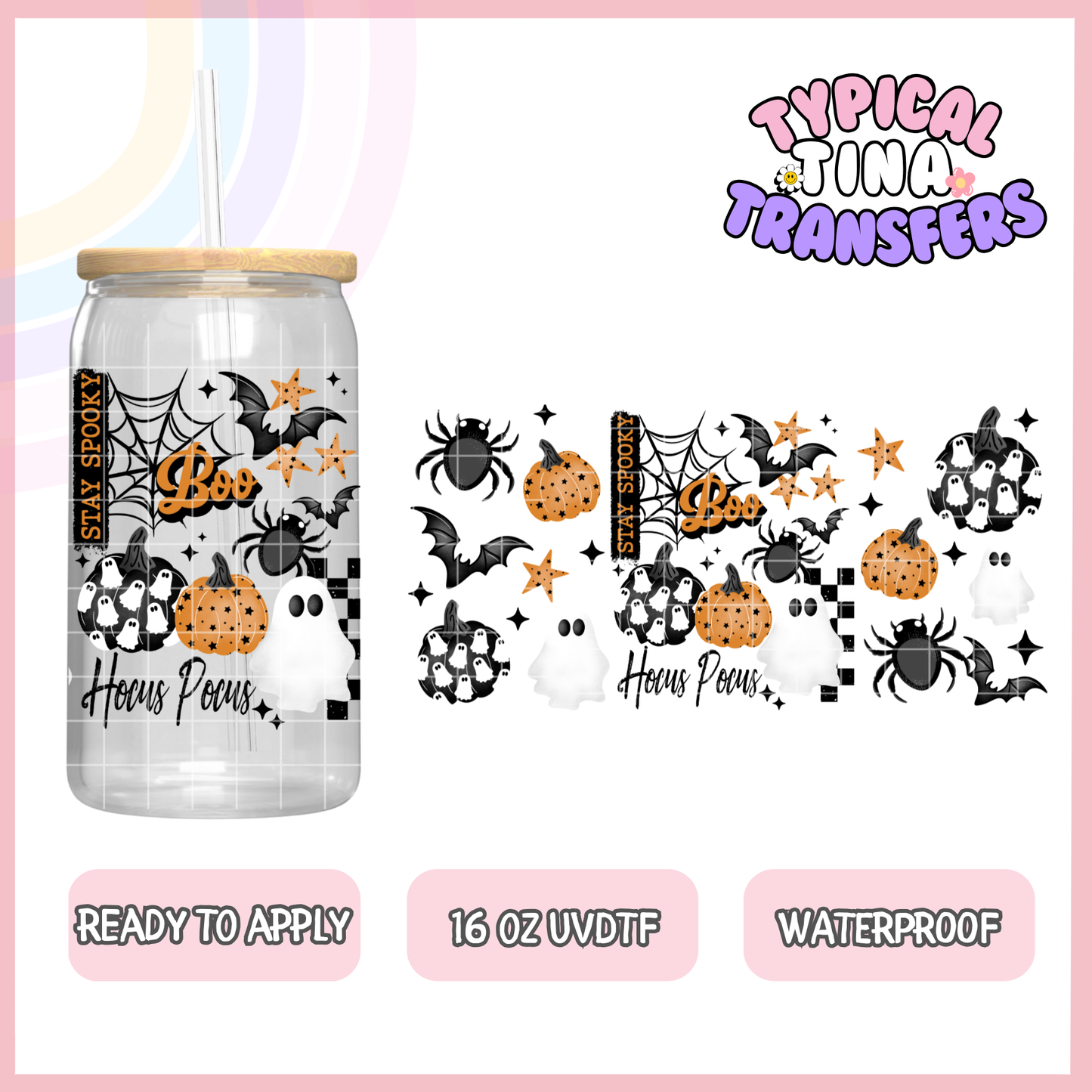 UVDTF #9115 | 16oz UVDTF Wrap | RTS