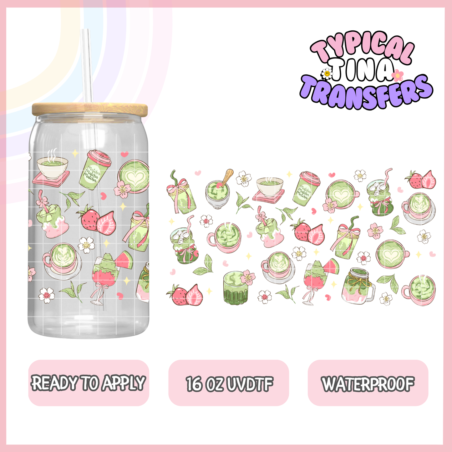 UVDTF #9167 | 16oz UVDTF Wrap | POD