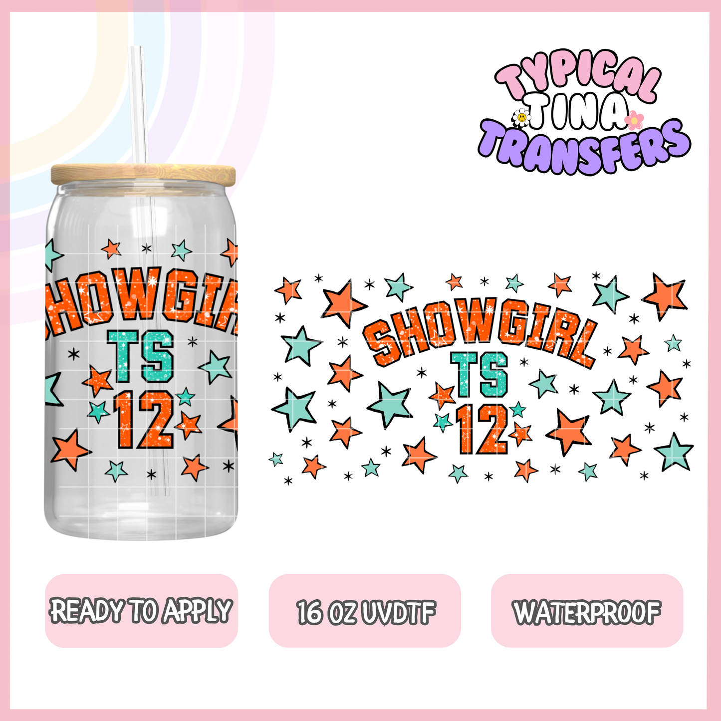 UVDTF #9189 | 16oz UVDTF Wrap | POD