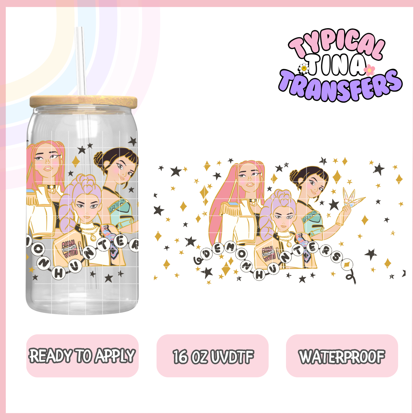 UVDTF #9192 | 16oz UVDTF Wrap | POD