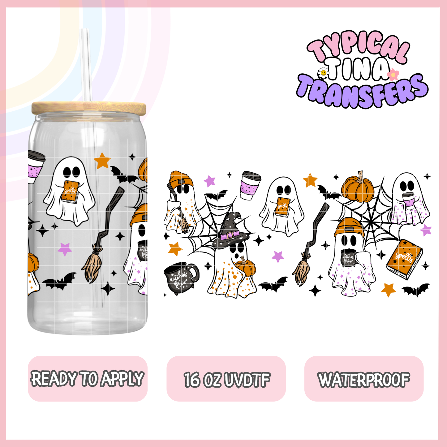 UVDTF #9204 | 16oz UVDTF Wrap | POD