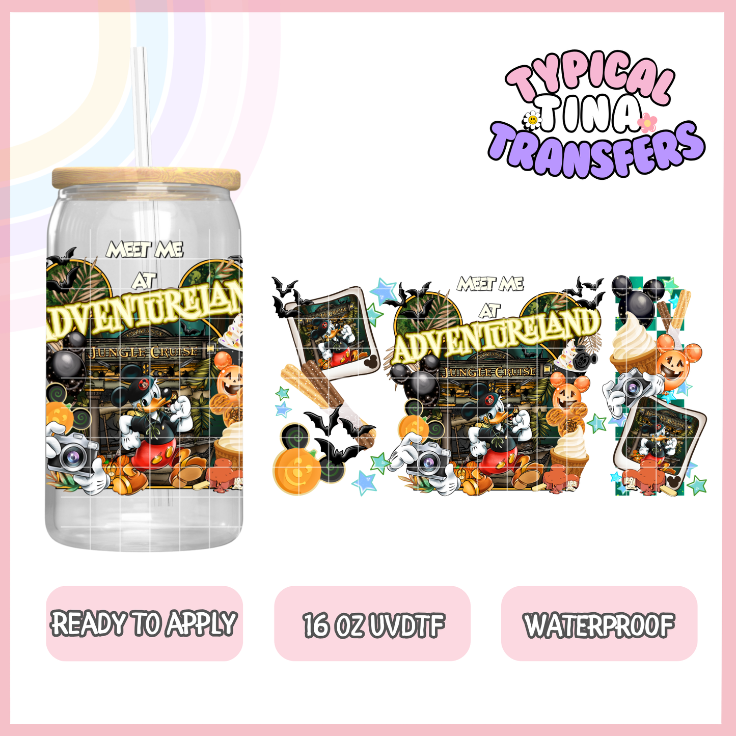 UVDTF #9206 | 16oz UVDTF Wrap | POD