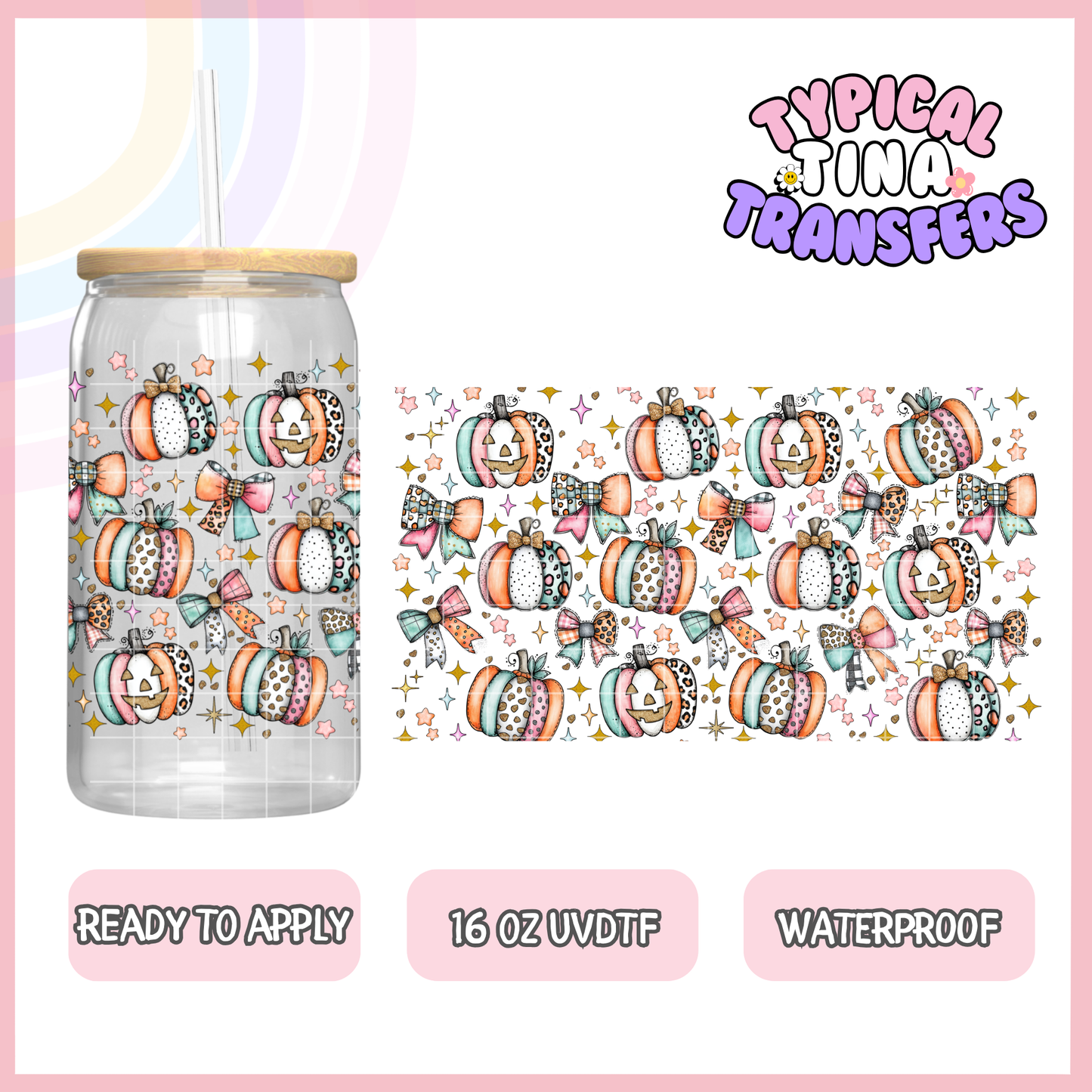 UVDTF #9238 | 16oz UVDTF Wrap | POD