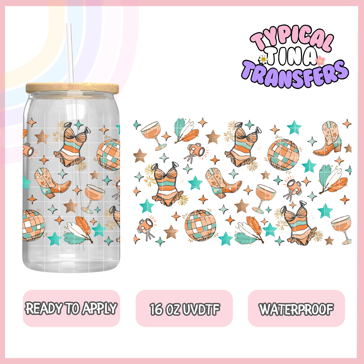 UVDTF #9239 | 16oz UVDTF Wrap | RTS