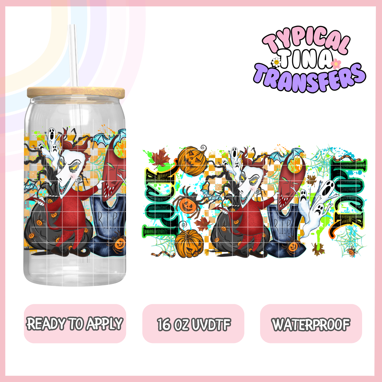 UVDTF #9251 | 16oz UVDTF Wrap | POD