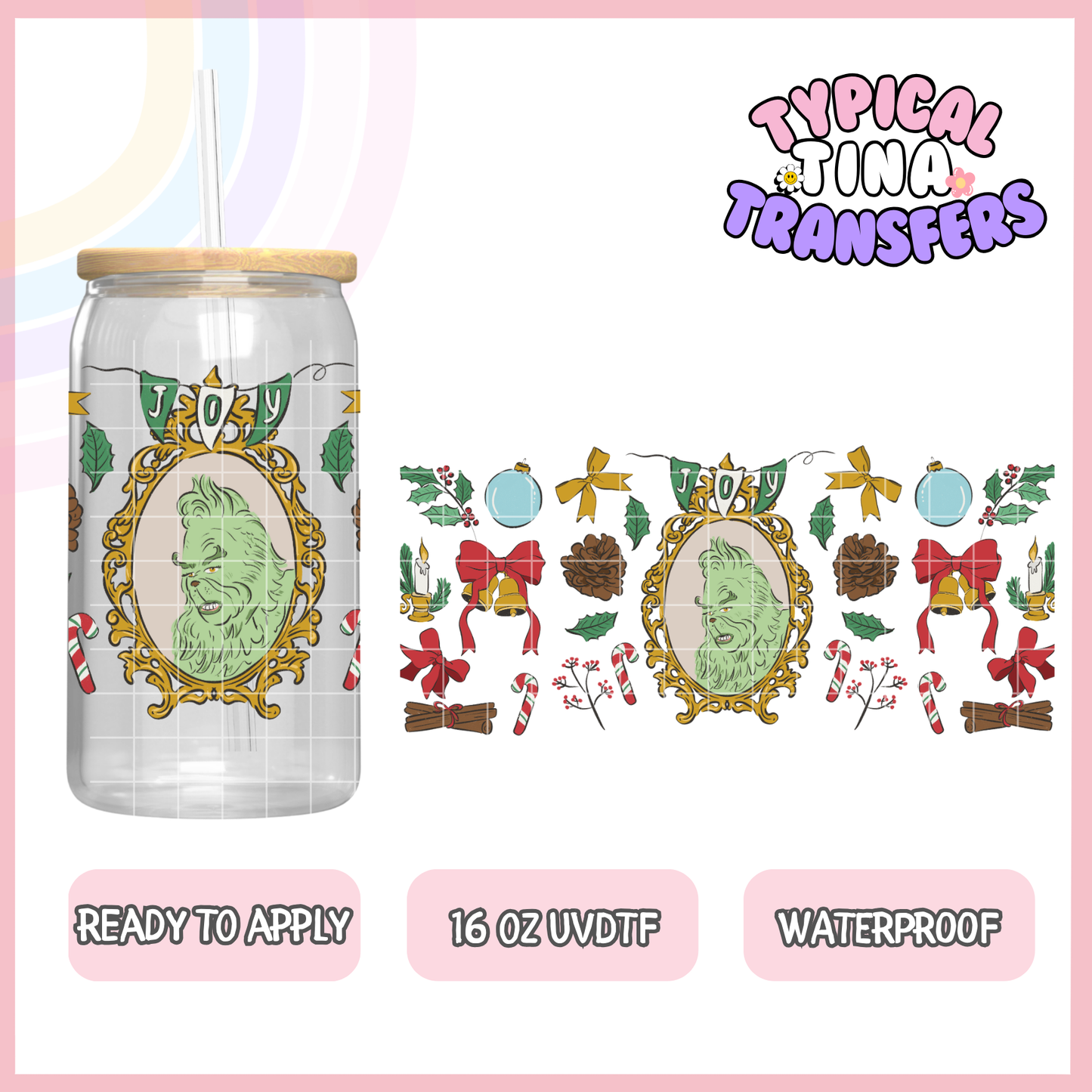 UVDTF #9263 | 16oz UVDTF Wrap | POD