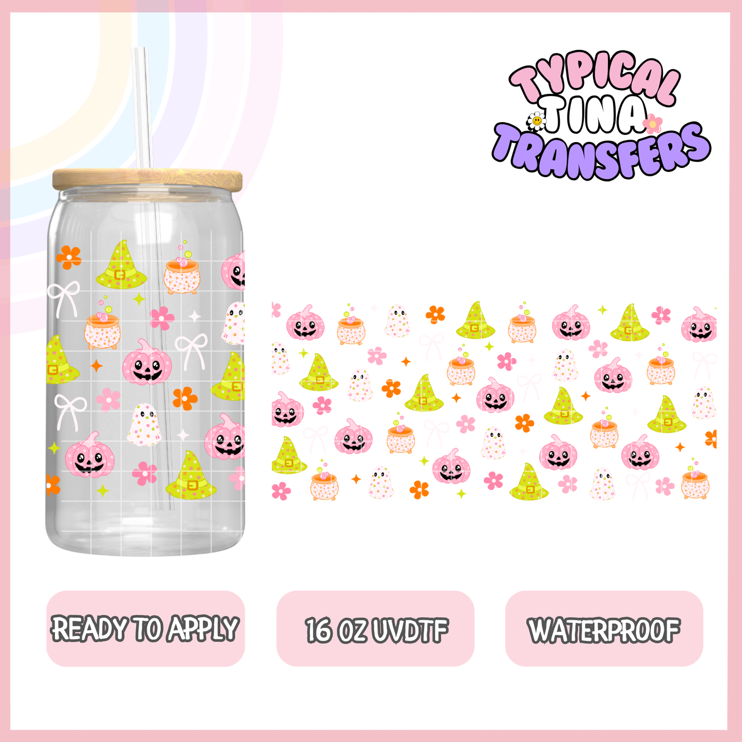 UVDTF #9288 | 16oz UVDTF Wrap | POD