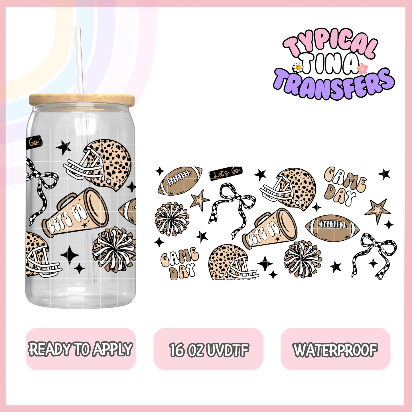 UVDTF #9310 | 16oz UVDTF Wrap | POD